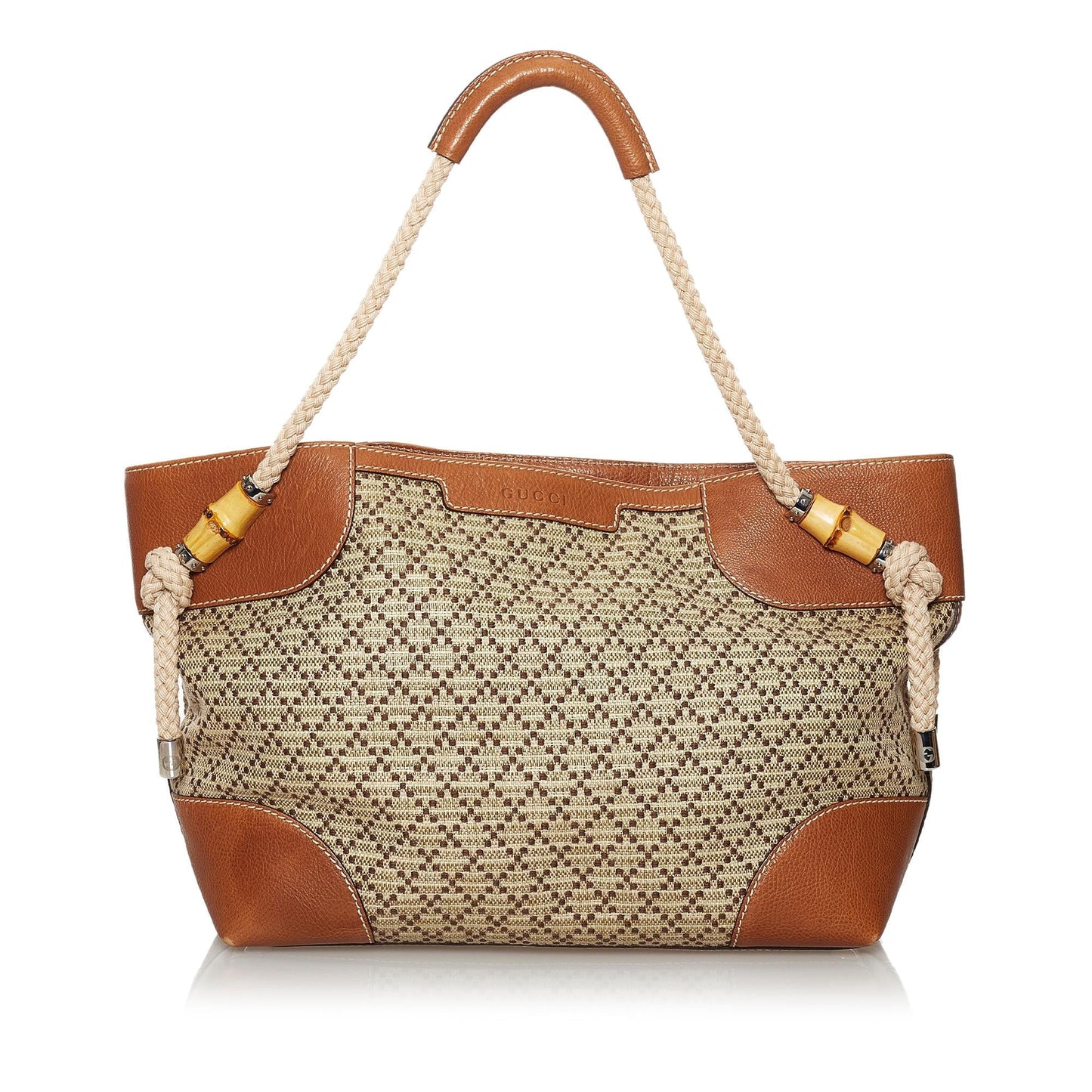 Gucci Diamante Maui SHG Canvas Brown Tote Bag