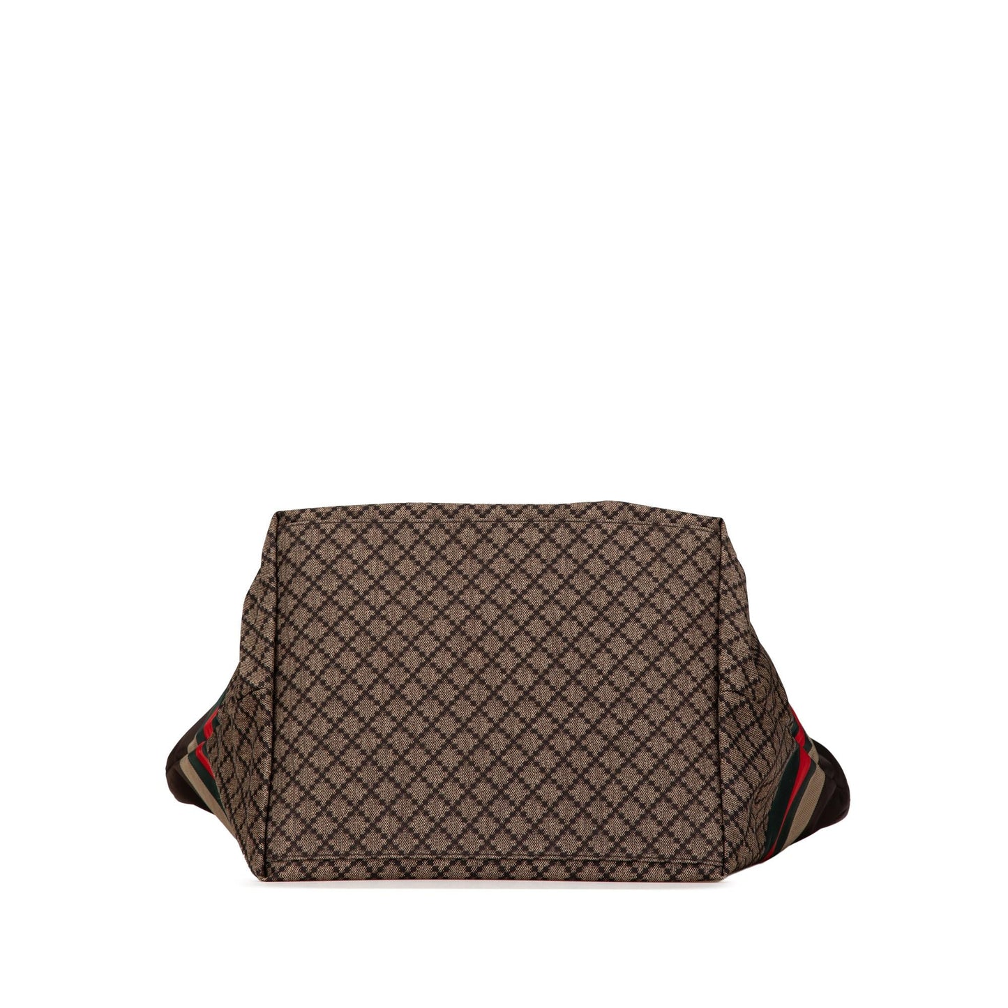 Gucci Diamante Web Nylon Brown Tote Bag Tote 1