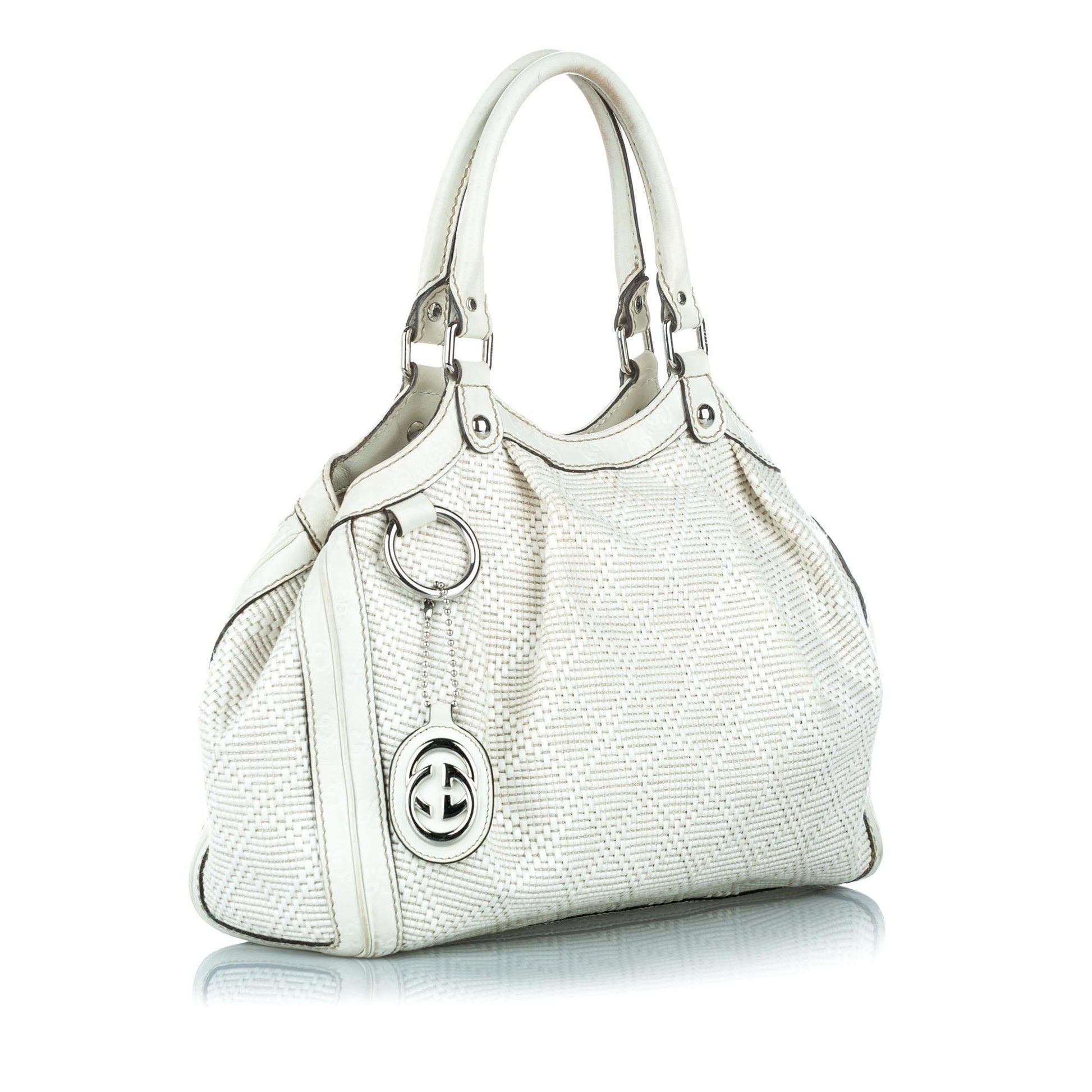 Gucci Diamante Sukey SHG Canvas Calf Brown Shoulder Bag