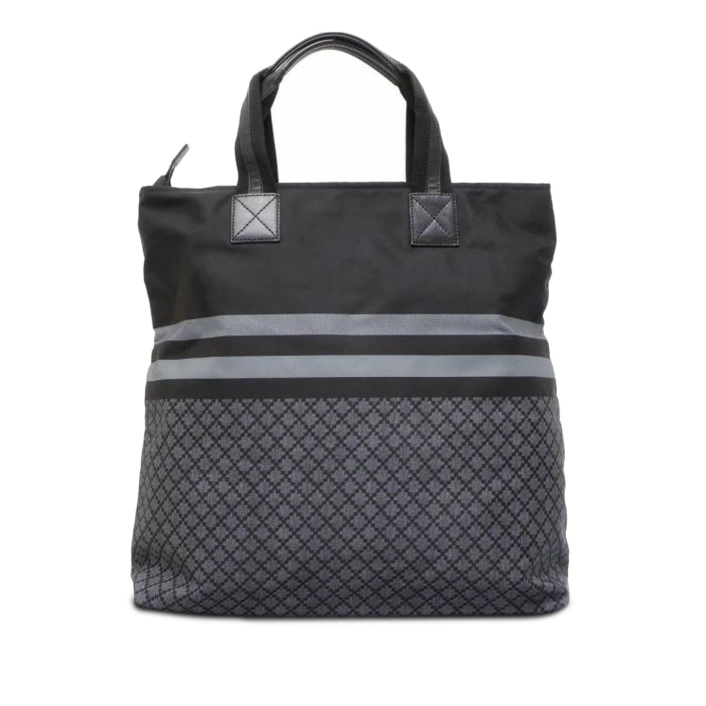 Gucci Diamante Web SHG-JWhg1w Nylon Black Tote Bag