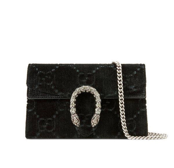 Gucci DIONYSUS VELVET SUPER Mini Crossbody Bag