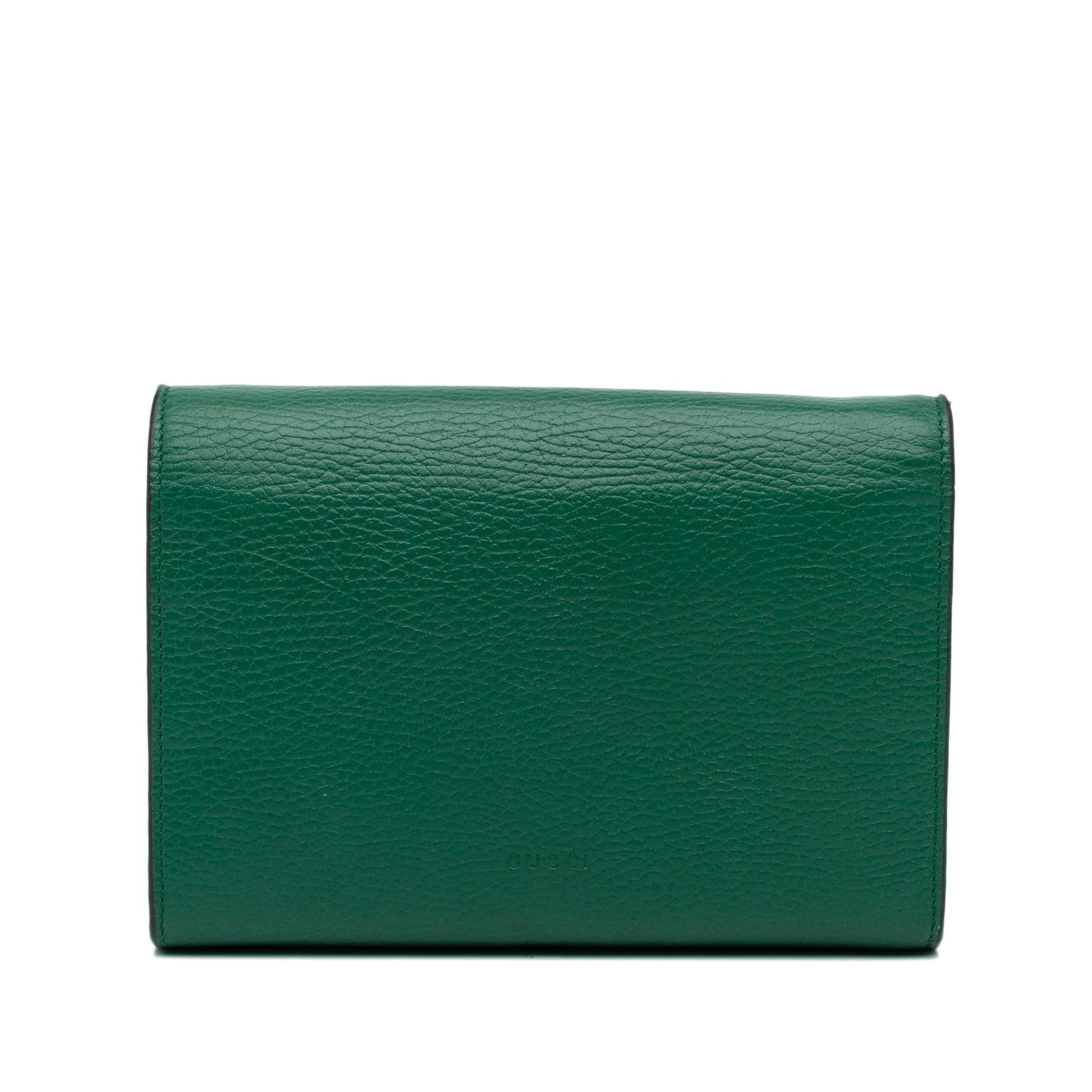 Gucci Dionysus Wallet On SHG-Y4c51f Calf Green Chain Crossbody Bag