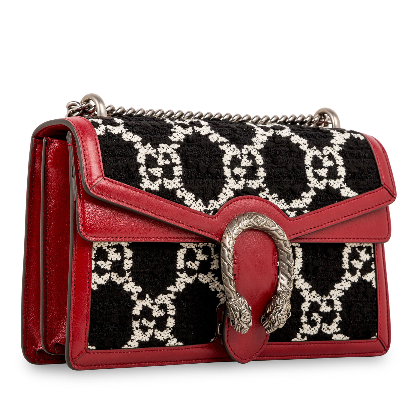 Gucci Tweed Dionysus Supreme Crossbody Bag Small Supreme Small