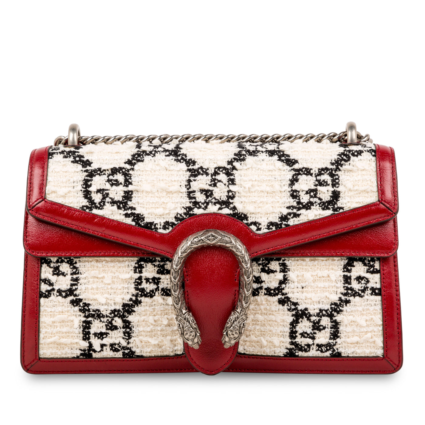 Gucci Tweed Dionysus Supreme Crossbody Bag Small