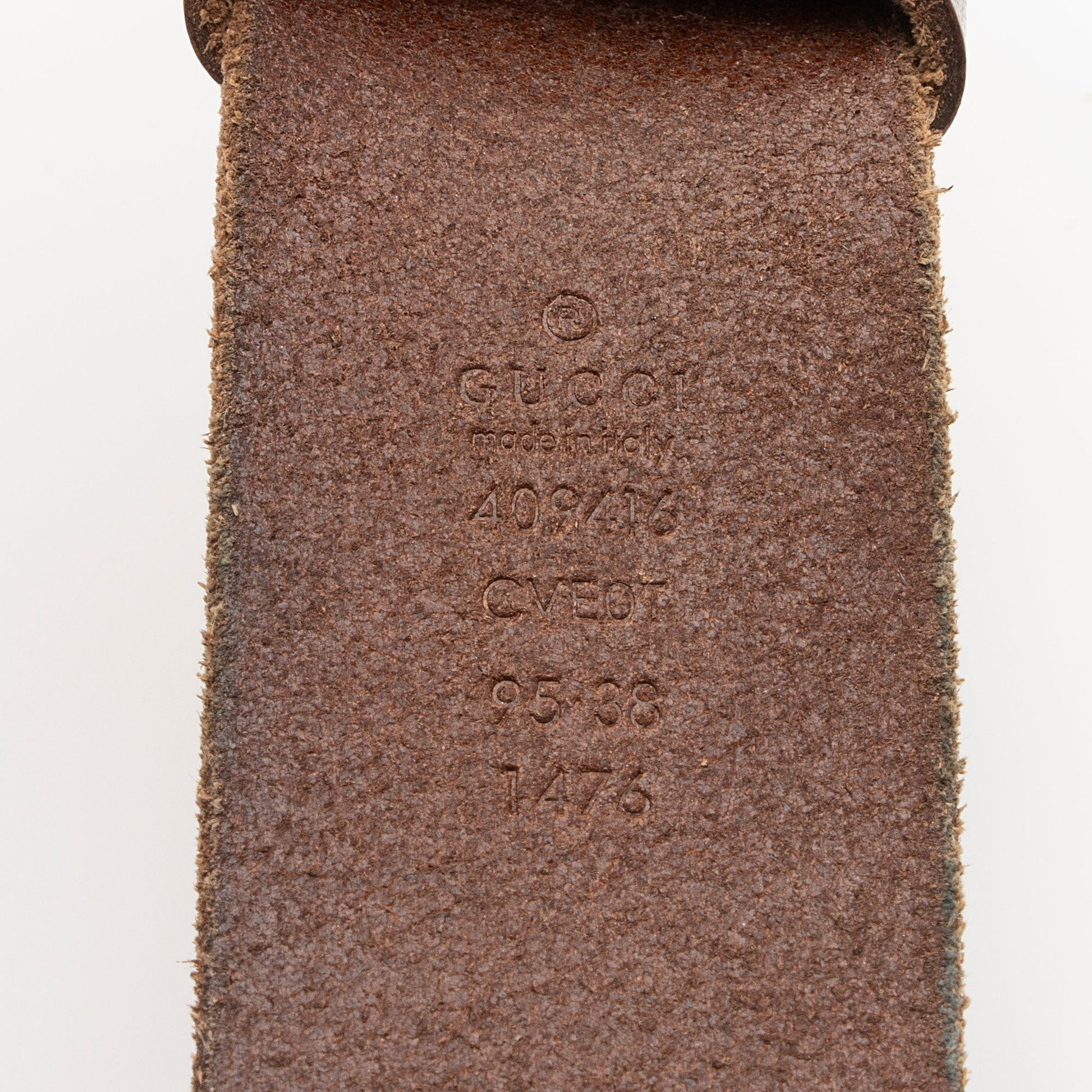 Gucci Distressed GG Marmont Belt - Leather Brown Accessory
