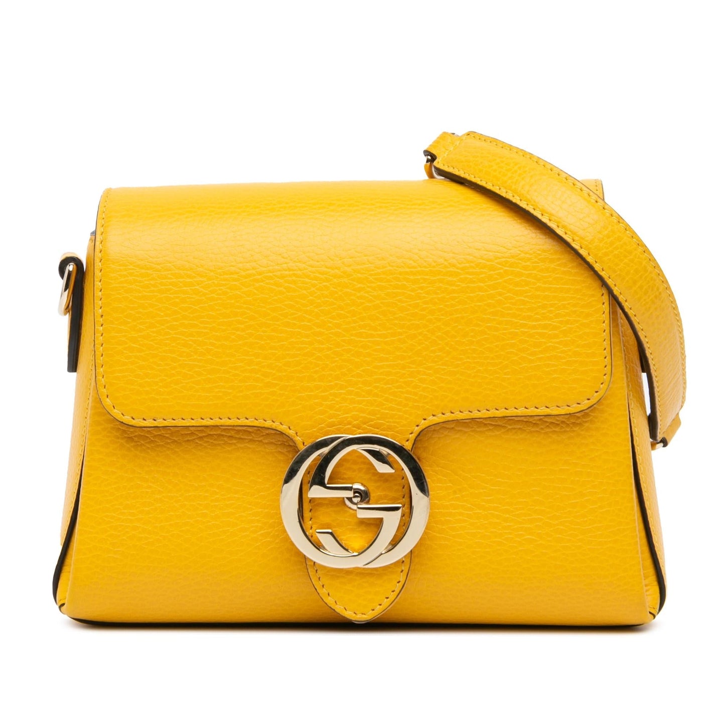 Gucci Dollar Interlocking G Calf Calfskin Crossbody Bag