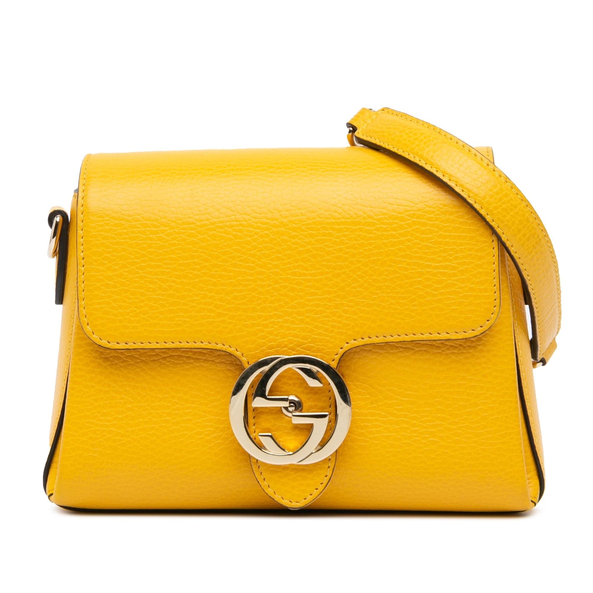Gucci Dollar Interlocking G Calf Calfskin Crossbody Bag
