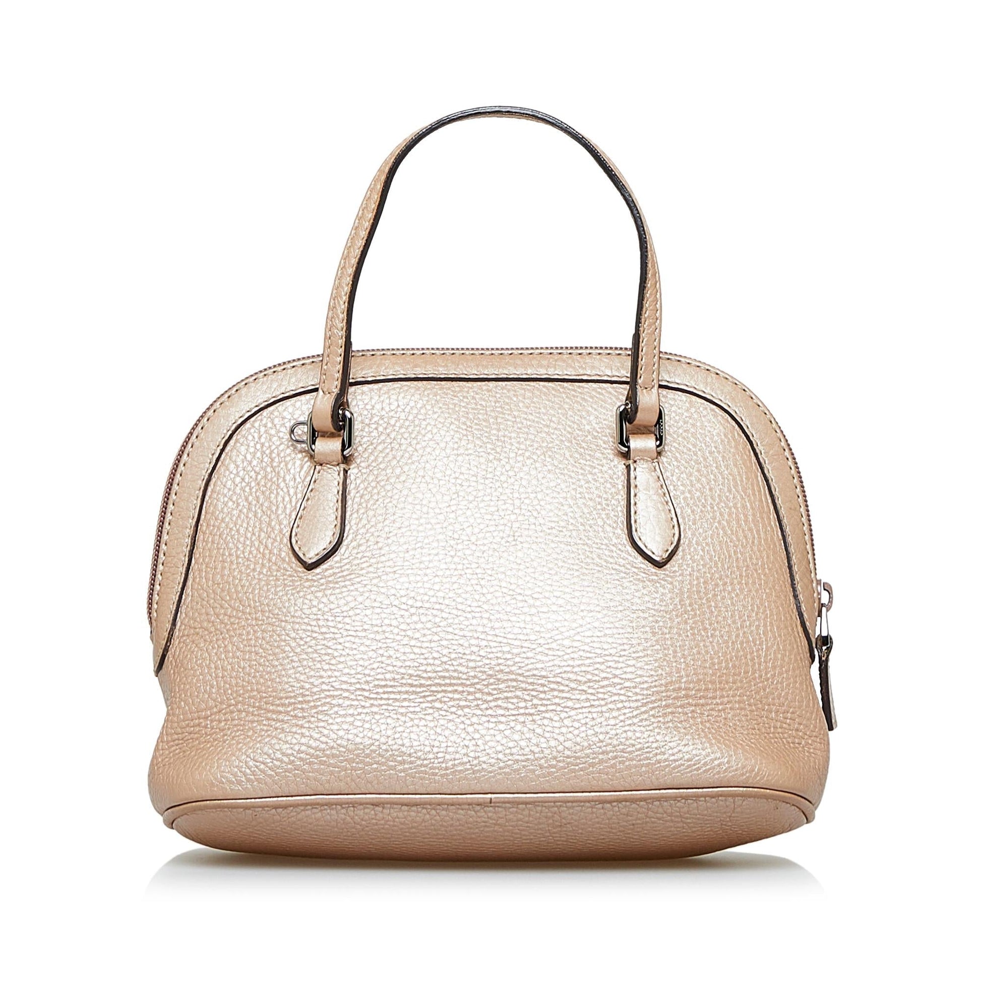 Gucci Dome SHG-KJaEH9 Calf Brown Satchel Bag