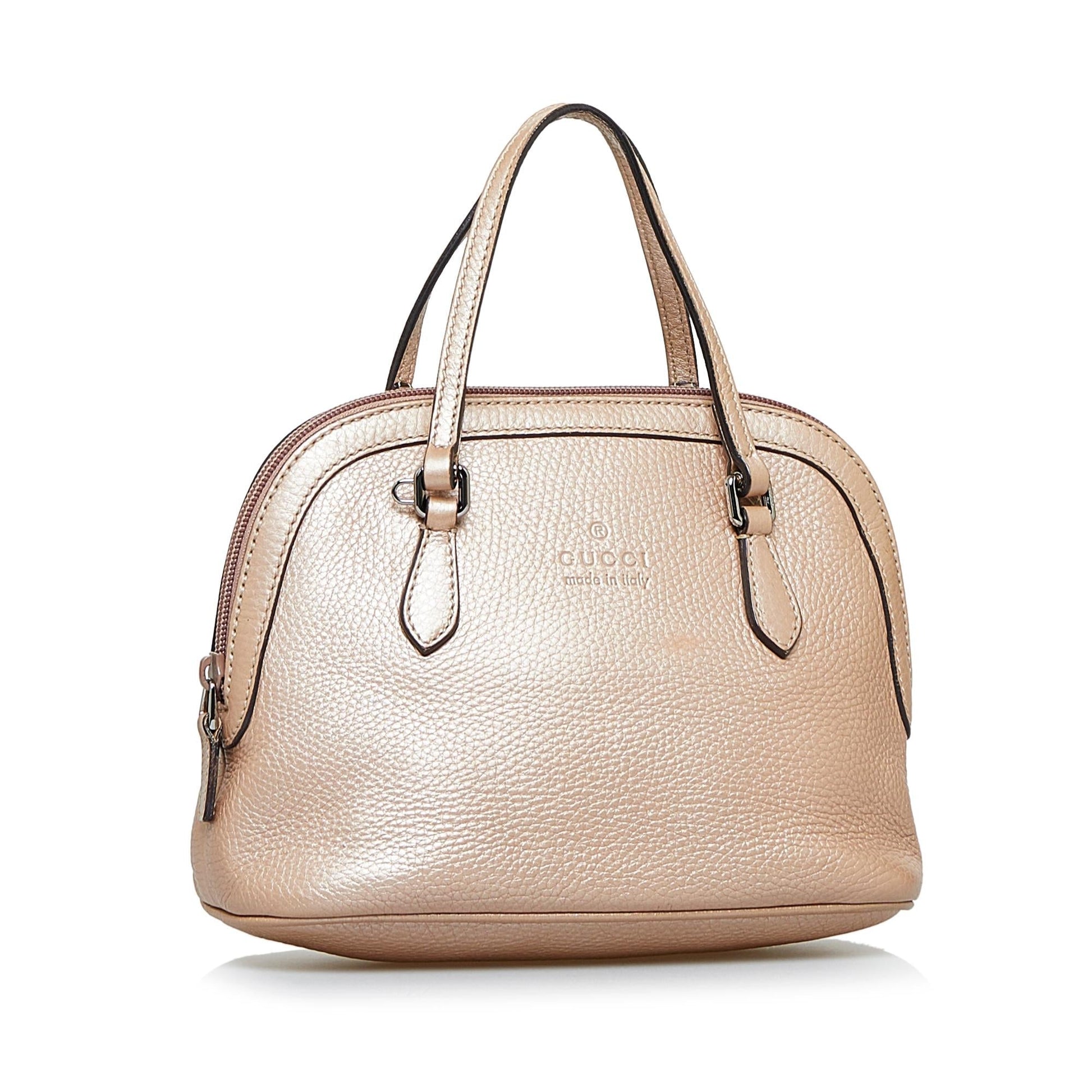 Gucci Dome SHG-KJaEH9 Calf Brown Satchel Bag