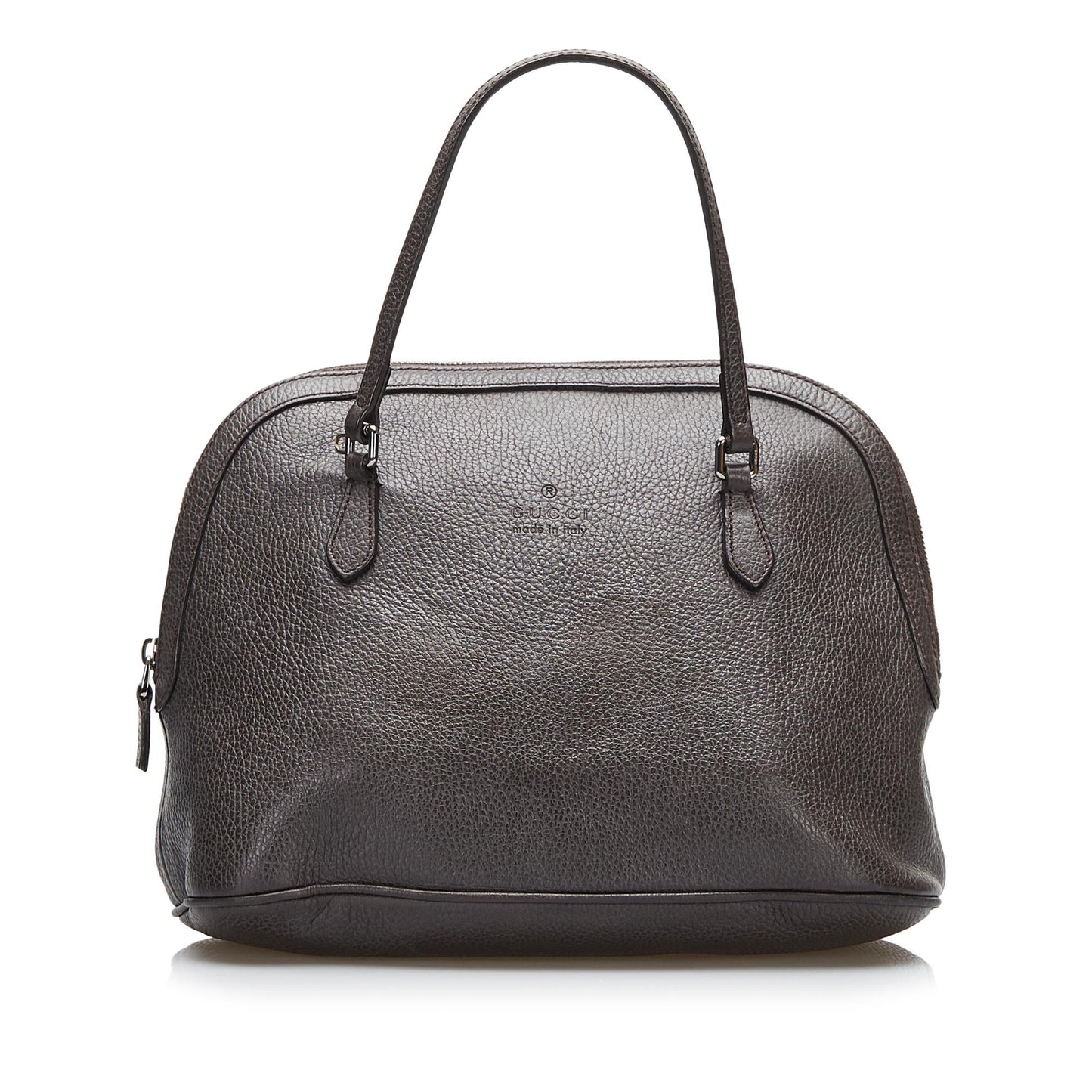 Gucci Dome SHG-oDStIP Calf Brown Satchel Bag