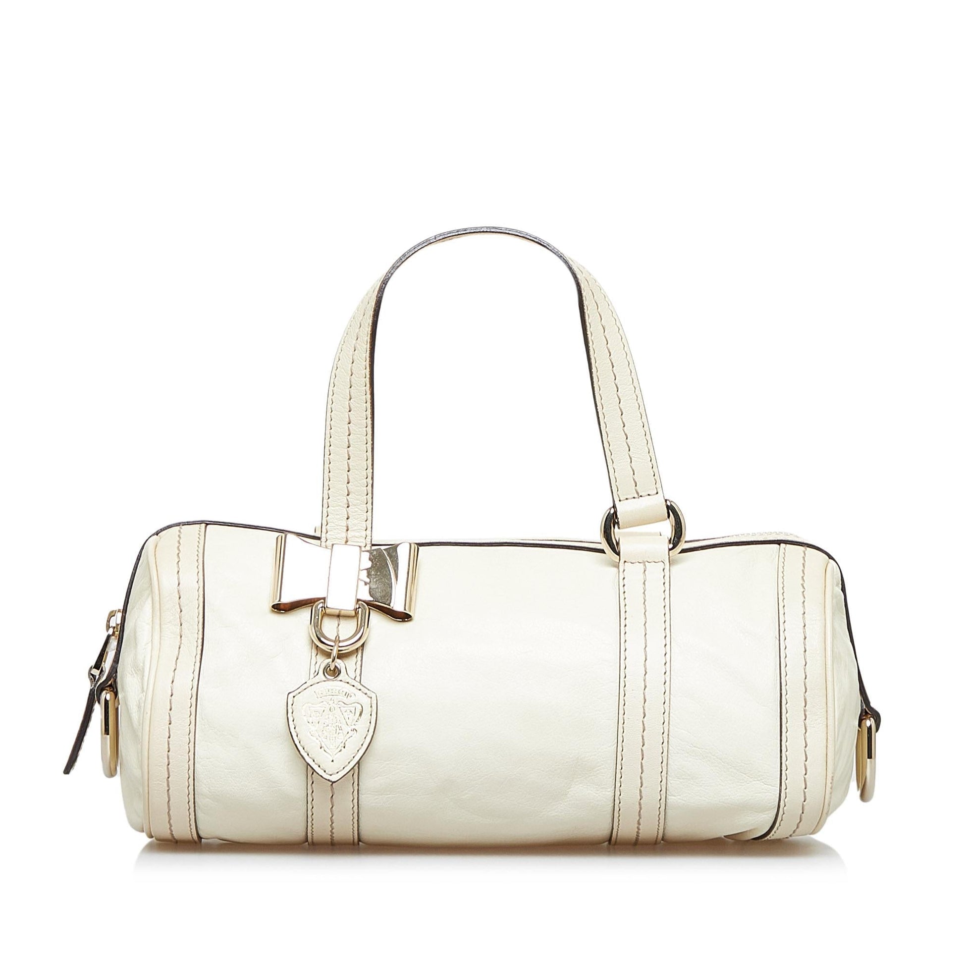 Gucci Duchessa SHG-AxMv8c Calf White Satchel Bag