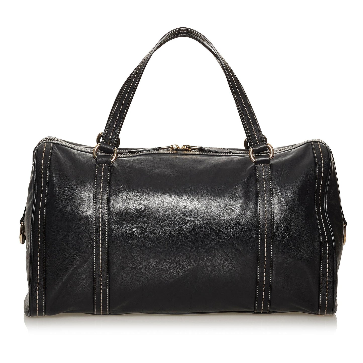 Gucci Duchessa Boston SHG-2FBg0A Leather Calf Black Satchel Bag