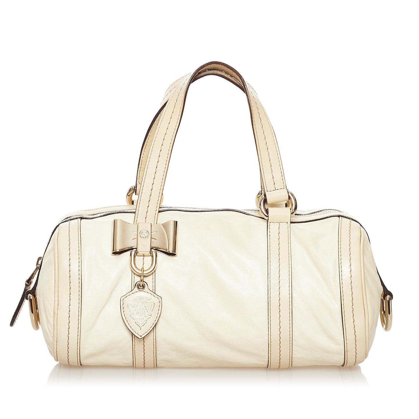 Gucci Duchessa SHG Leather Calf White Satchel Bag