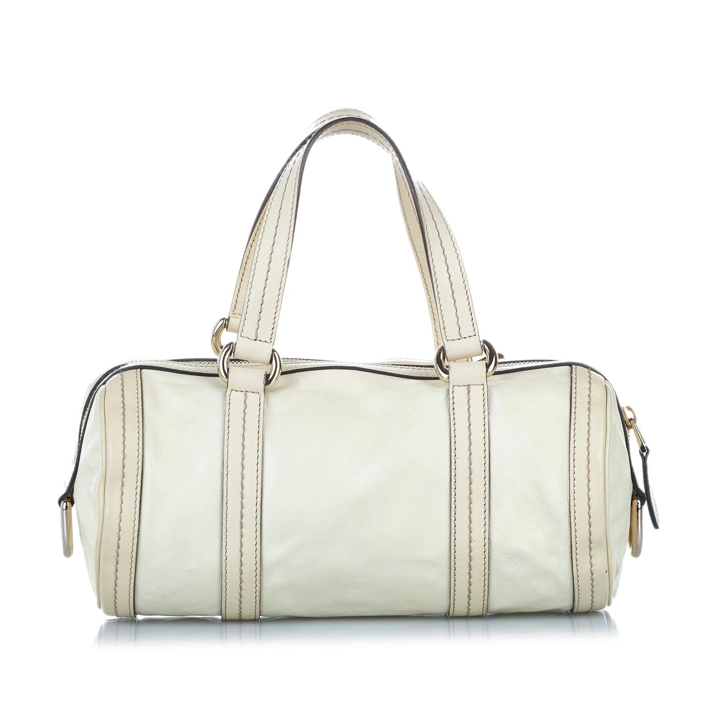 Gucci Duchessa SHG Leather Calf White Satchel Bag Handbag Shg