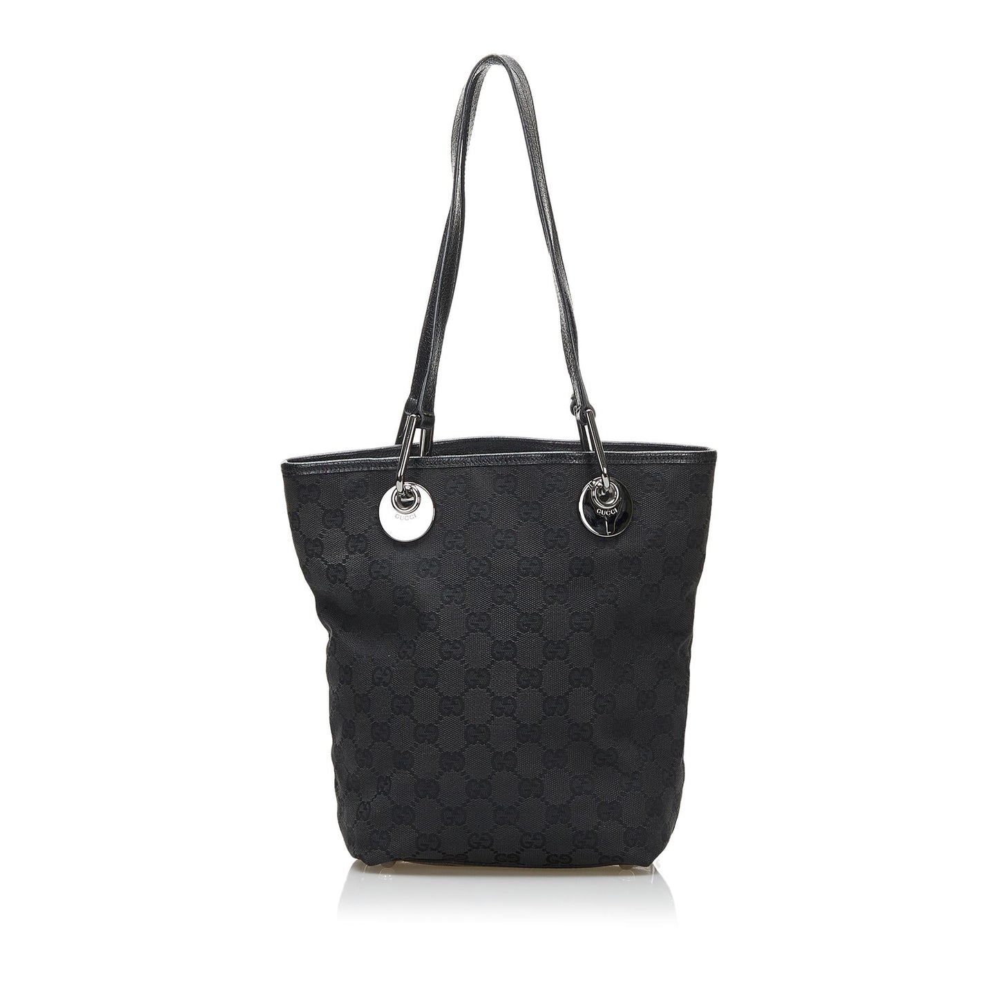 Gucci Eclipse GG SHG Canvas Black Tote Bag