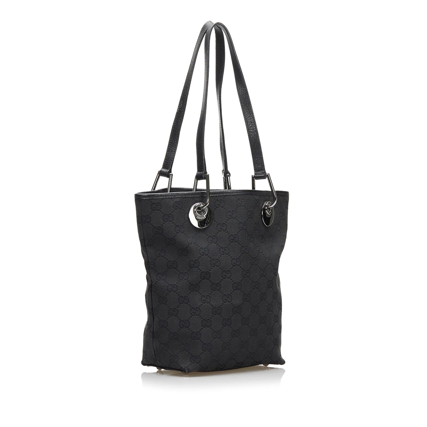 Gucci Eclipse GG SHG Canvas Black Tote Bag