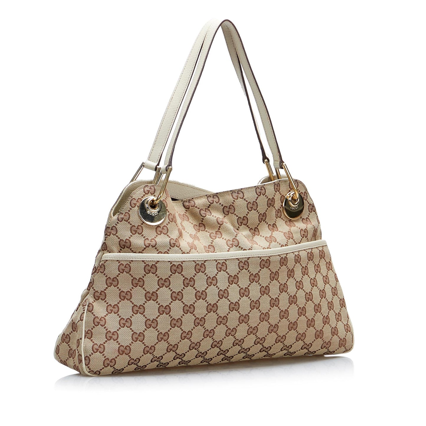 Gucci Eclipse GG SHG-BXqPyQ Canvas Brown Shoulder Bag