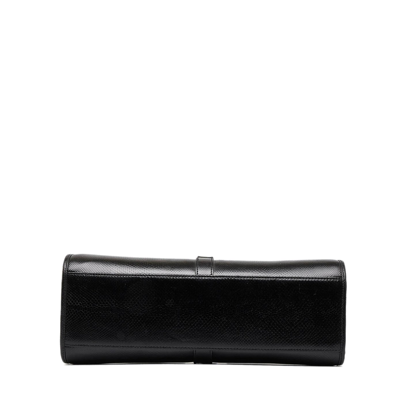 Gucci Embossed Jackie Bardot SHG-SlfkF7 Calf Black Shoulder Bag