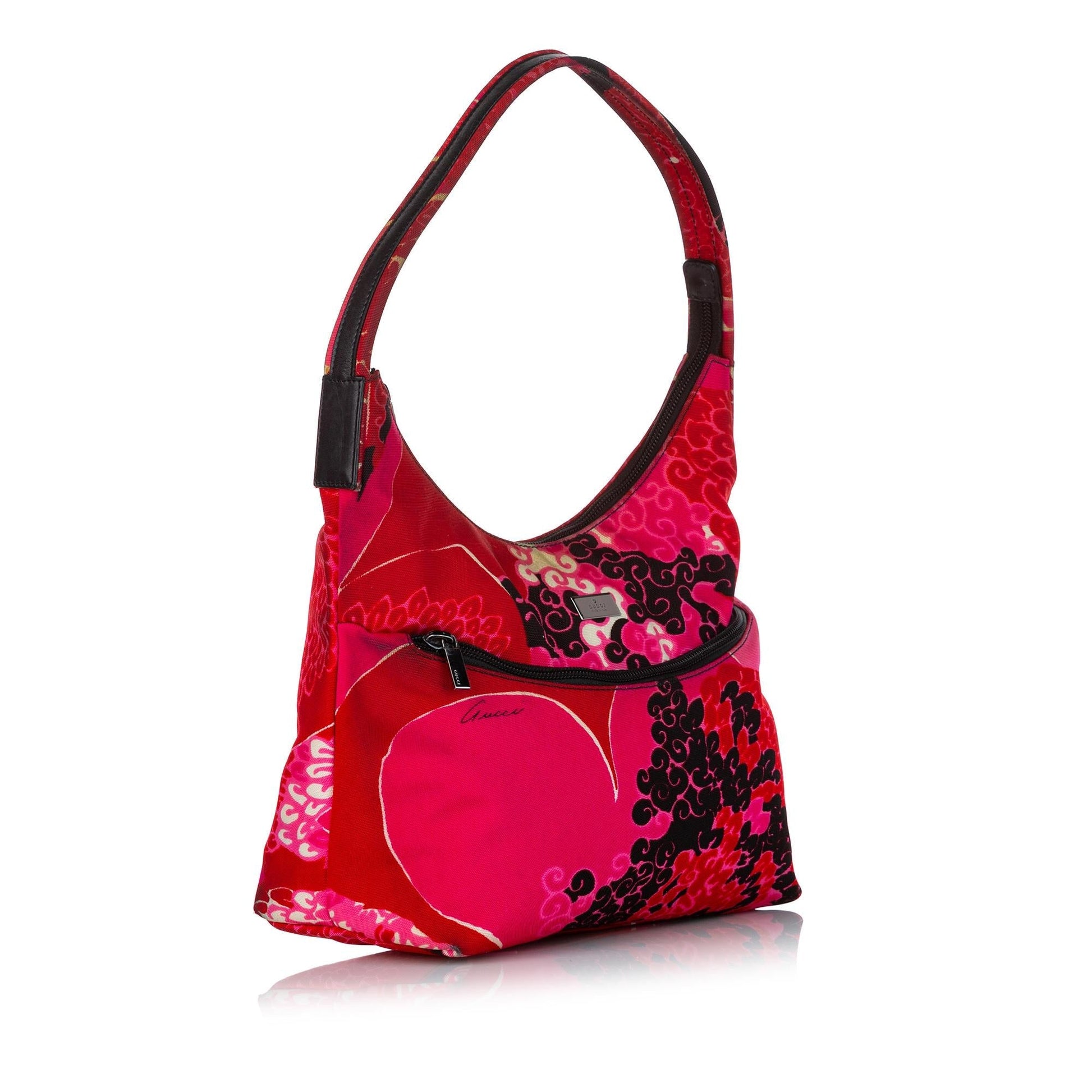 Gucci Flora SHG Canvas Pink Shoulder Bag