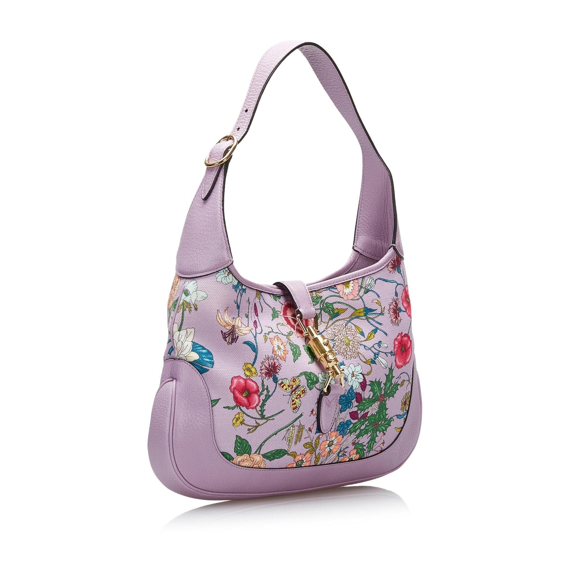 Gucci Flora Jackie SHG-8Tm6Rw Canvas Shoulder Bag