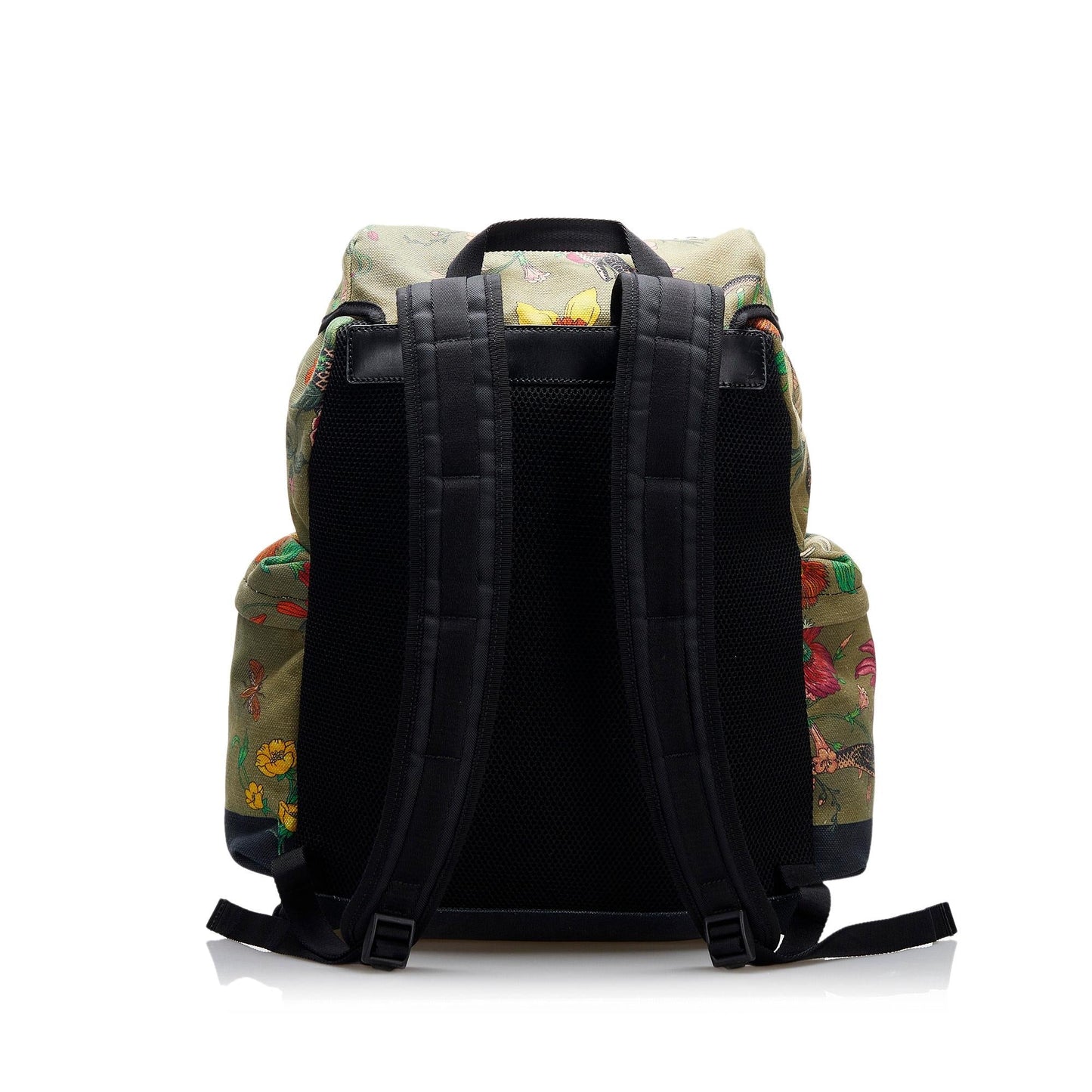 Gucci Flora Snake Techpack Backpack SHG-C67crI Canvas Green