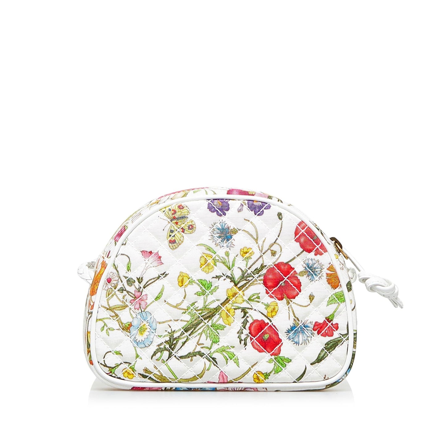 Gucci Flora Trapuntata SHG-jDooXz Canvas Mini Crossbody Bag
