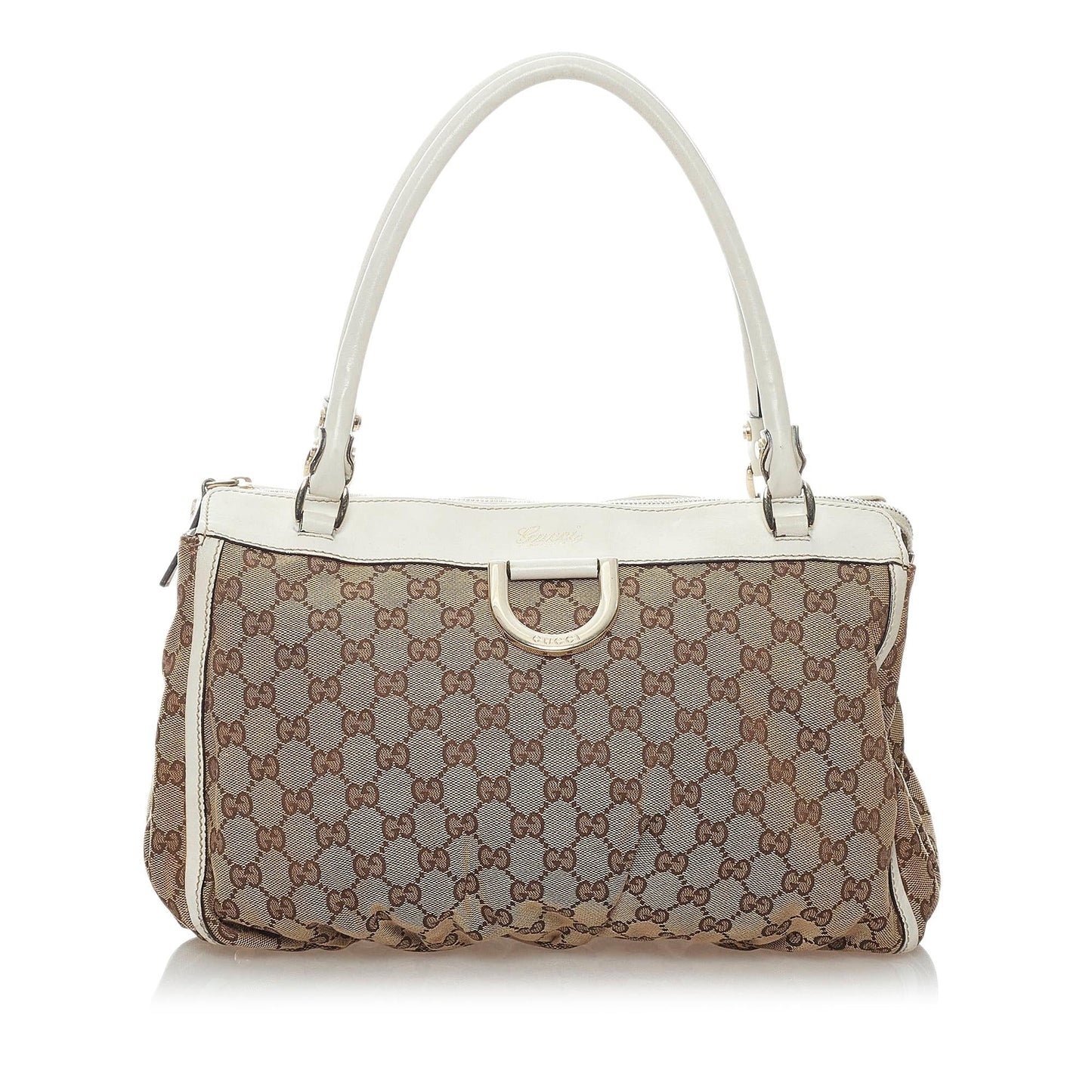 Gucci GG Abbey D-Ring Canvas Shoulder Bag (SHG-32453)