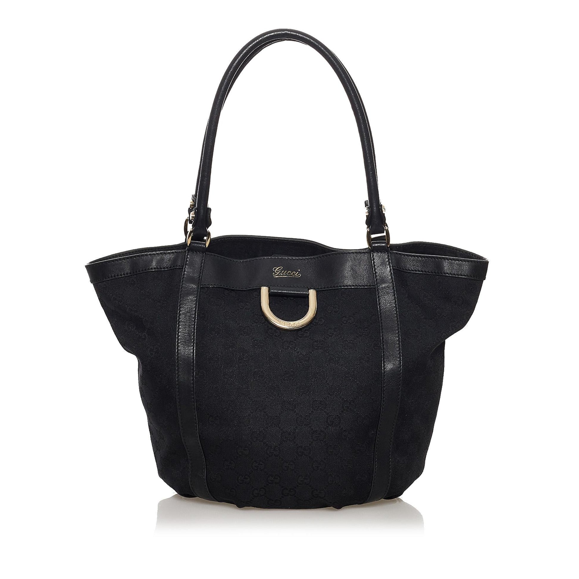 Gucci GG Abbey D-Ring Canvas Tote Bag (SHG-32393)
