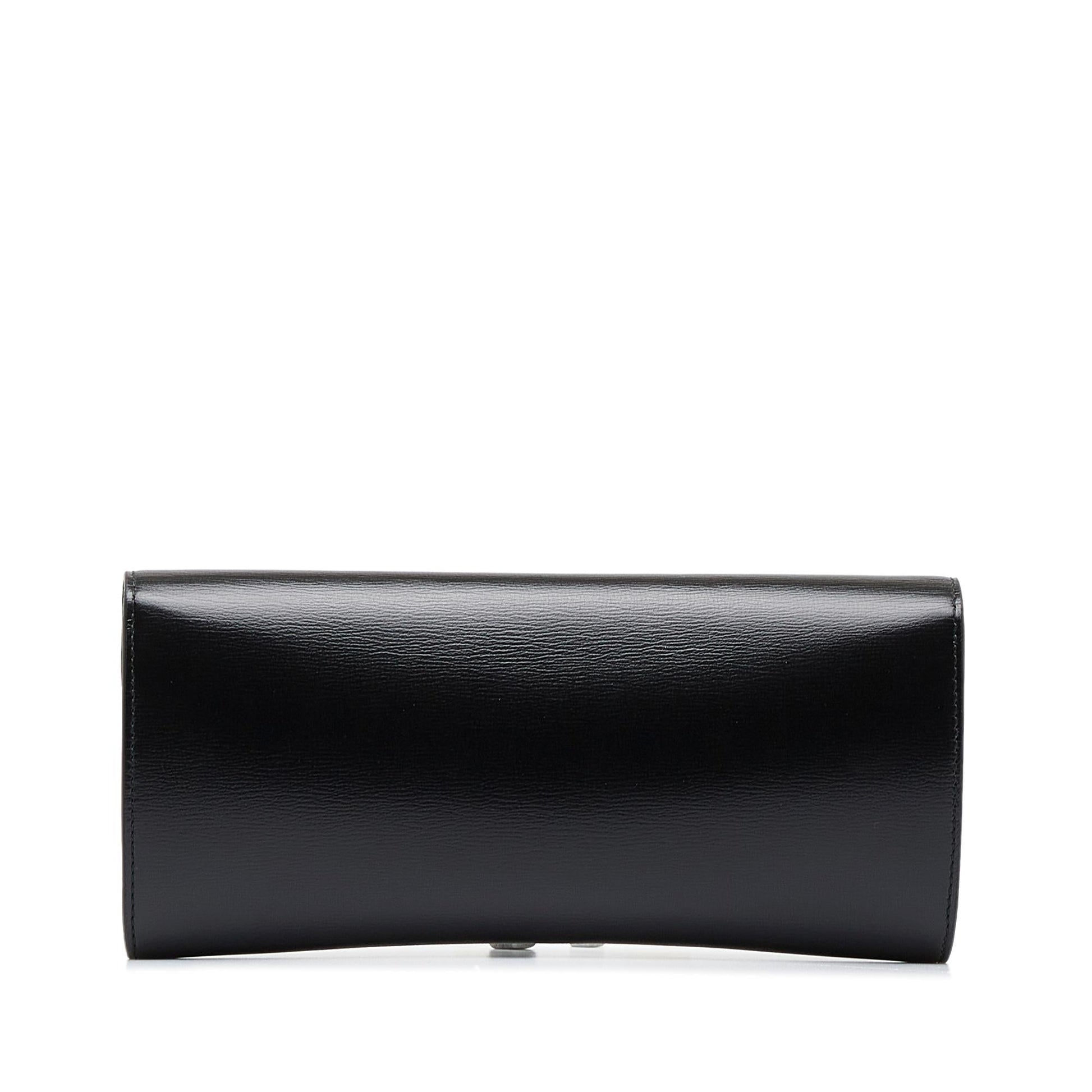 Gucci GG Broadway Envelope SHG-4zx3Wq Calf Black Clutch Bag