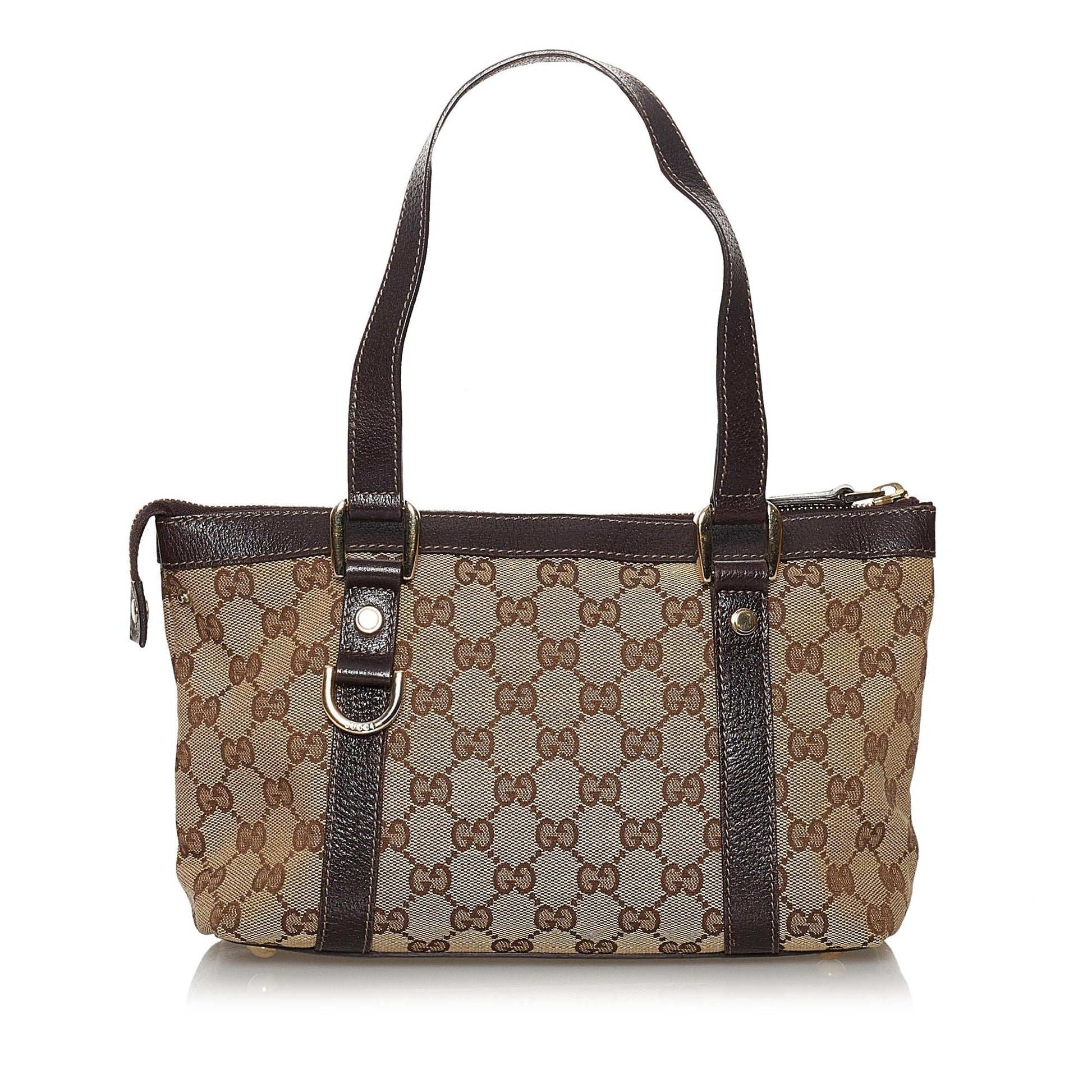 Gucci GG Canvas Abbey D-Ring Handbag (SHG-29791)