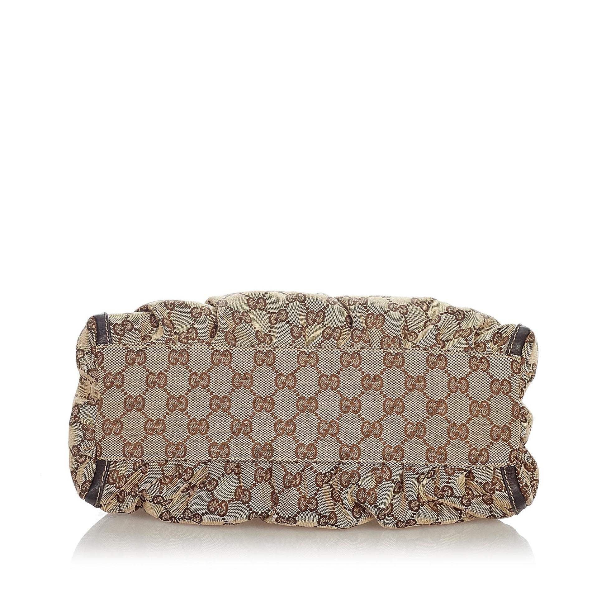 Gucci GG Canvas Abbey D-Ring Shoulder Bag (SHG-23632)