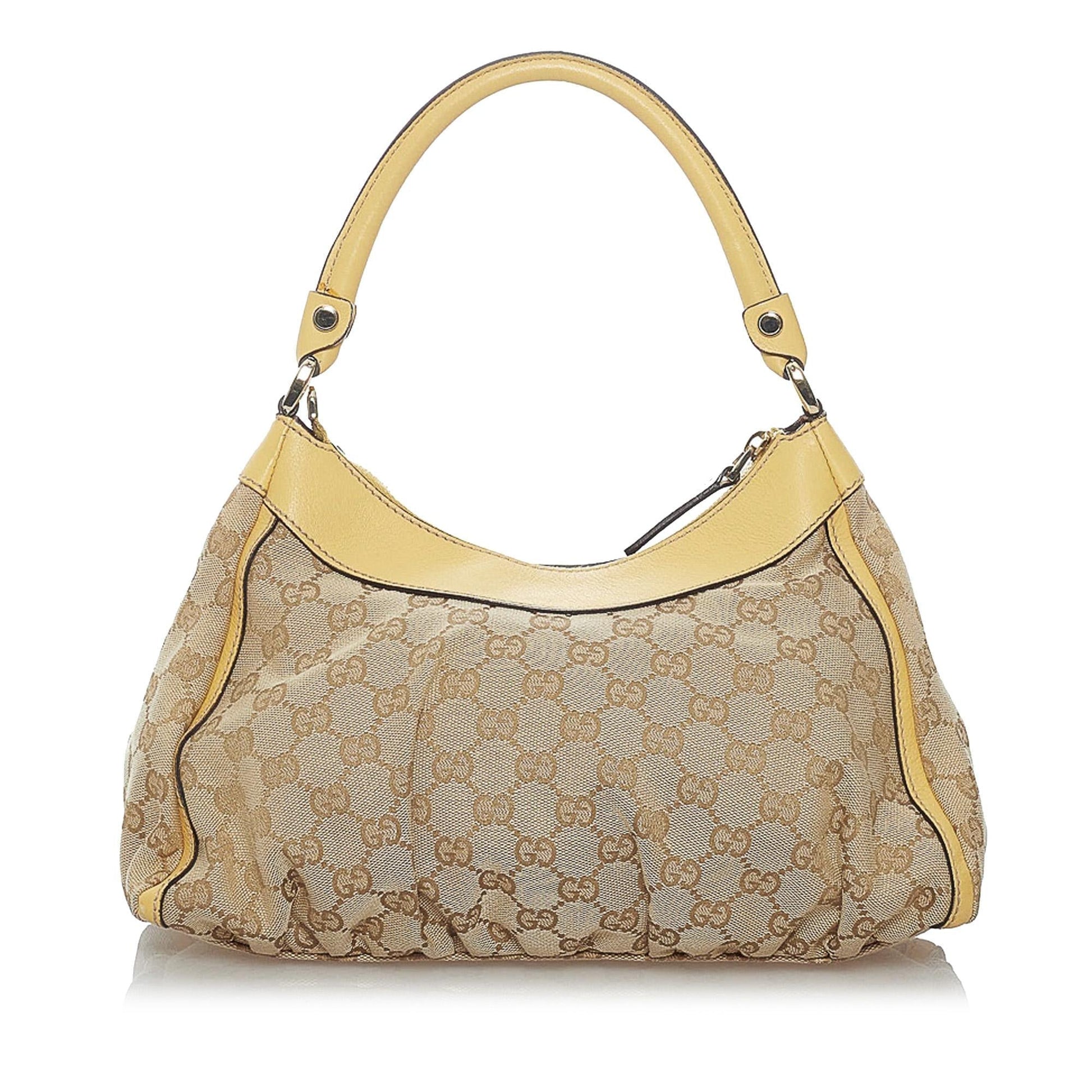 Gucci GG Canvas Abbey D-Ring Shoulder Bag (SHG-29541)
