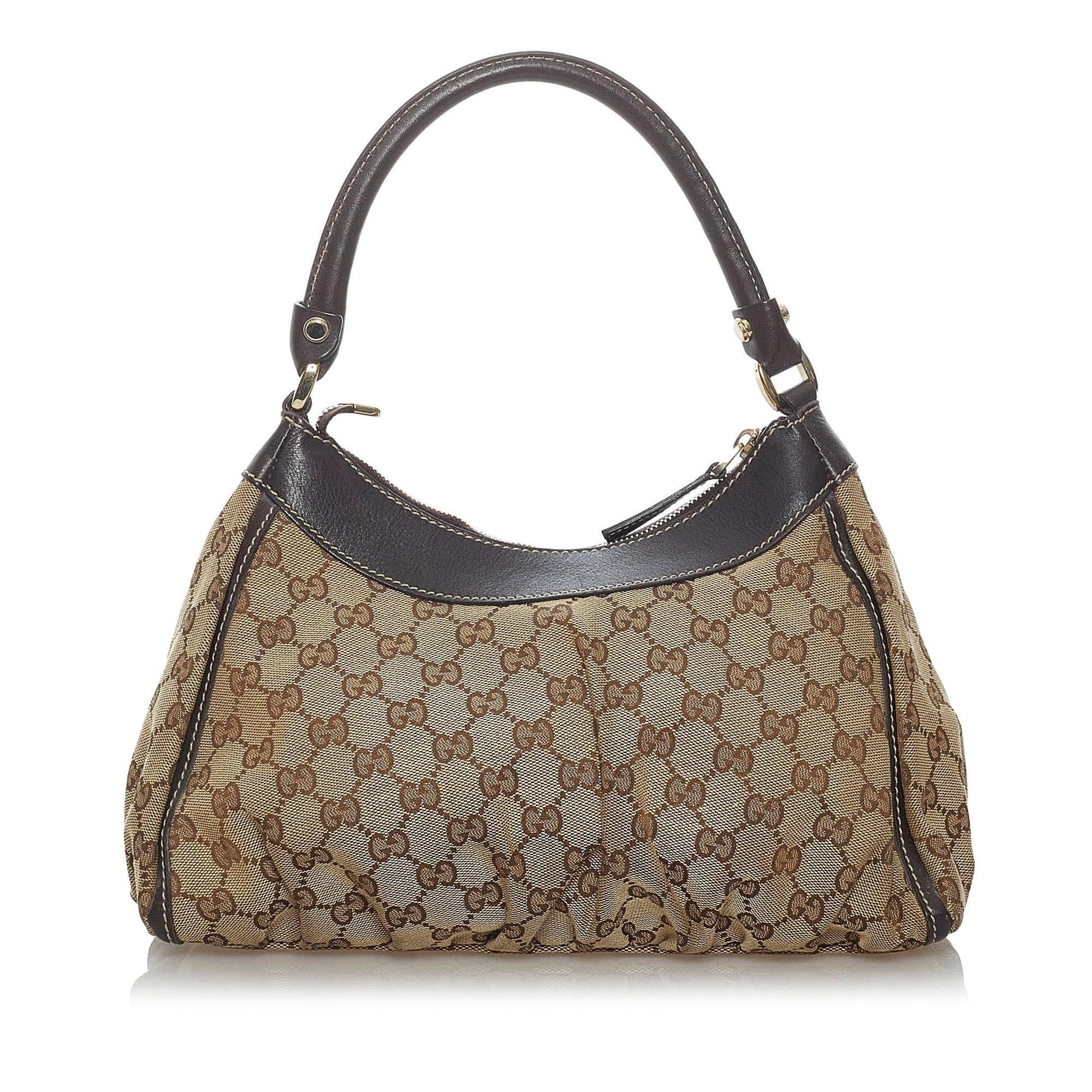 Gucci GG Canvas Abbey D-Ring Shoulder Bag (SHG-29860)