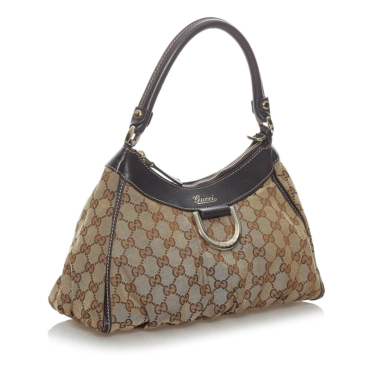 Gucci GG Canvas Abbey D-Ring Shoulder Bag (SHG-29860)