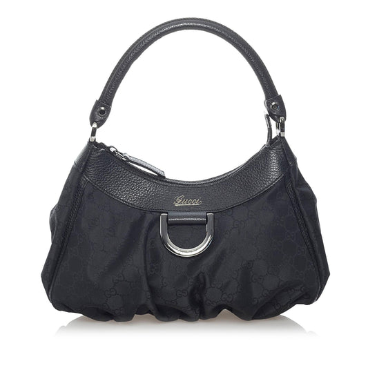 Gucci GG Canvas Abbey D-Ring Shoulder Bag (SHG-31187)