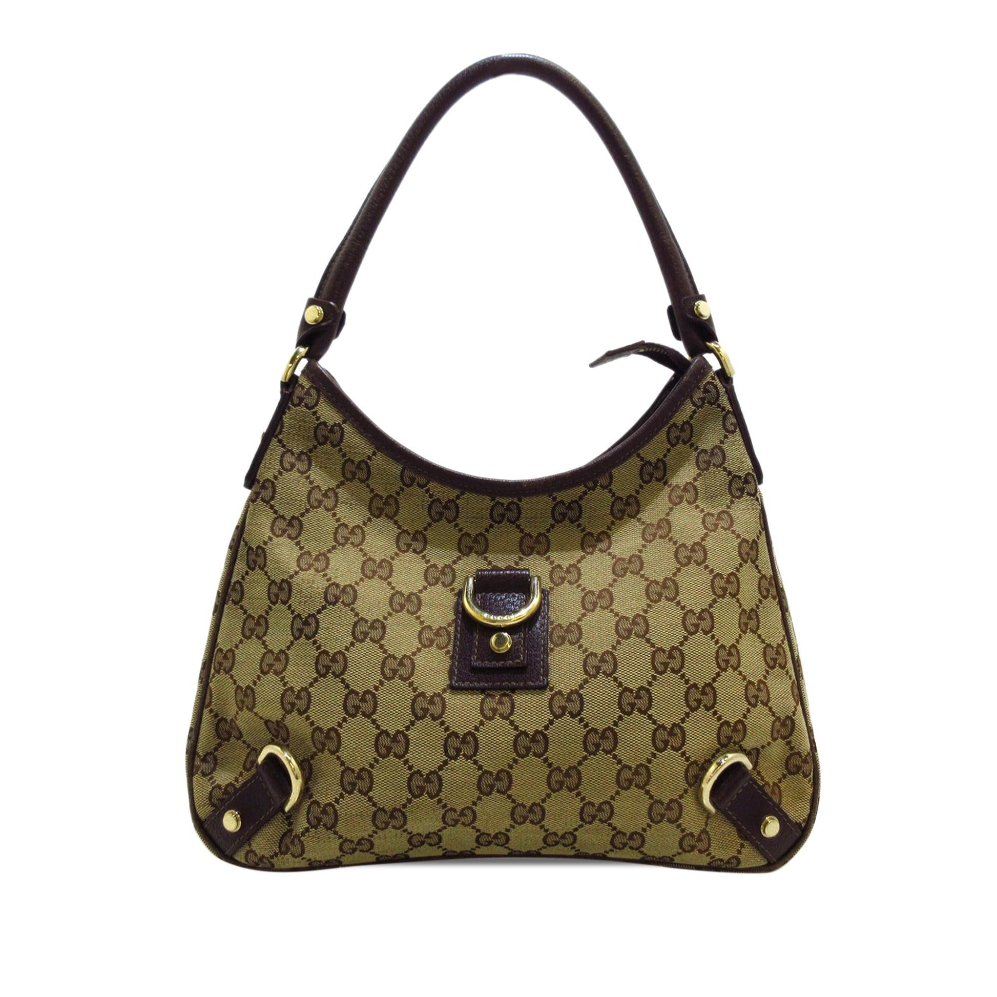 Gucci Abbey Ring Shoulder Bag Shg Dno3B4 Canvas Jewelry