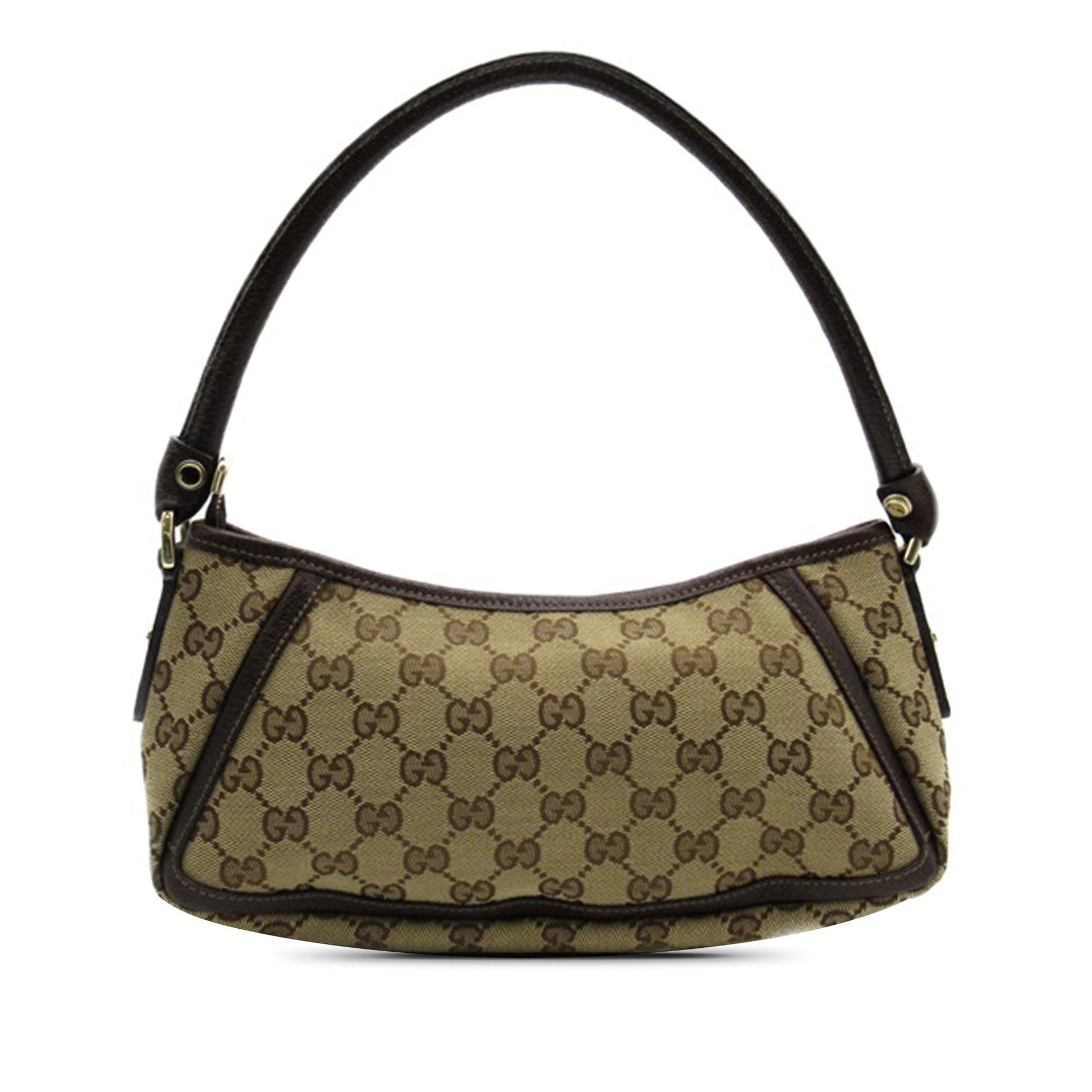 Gucci Abbey Ring Shoulder Bag Shg Canvas Jewelry