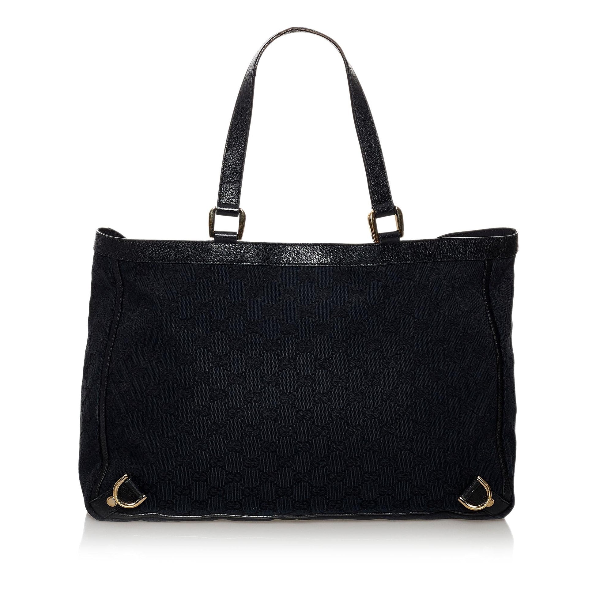 Gucci GG Canvas Abbey D- Ring Tote Bag (SHG-29845)