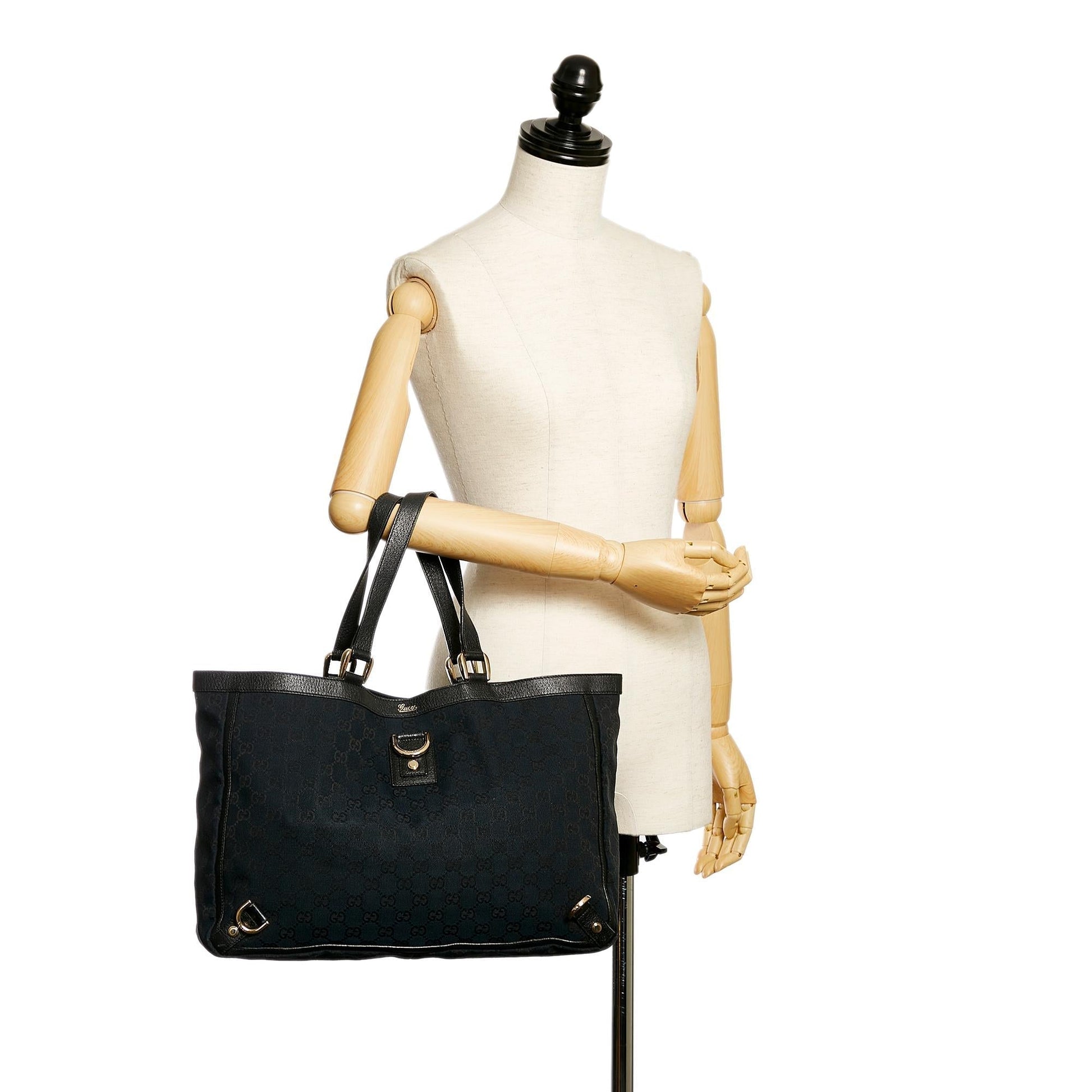 Gucci GG Canvas Abbey D- Ring Tote Bag (SHG-29845)