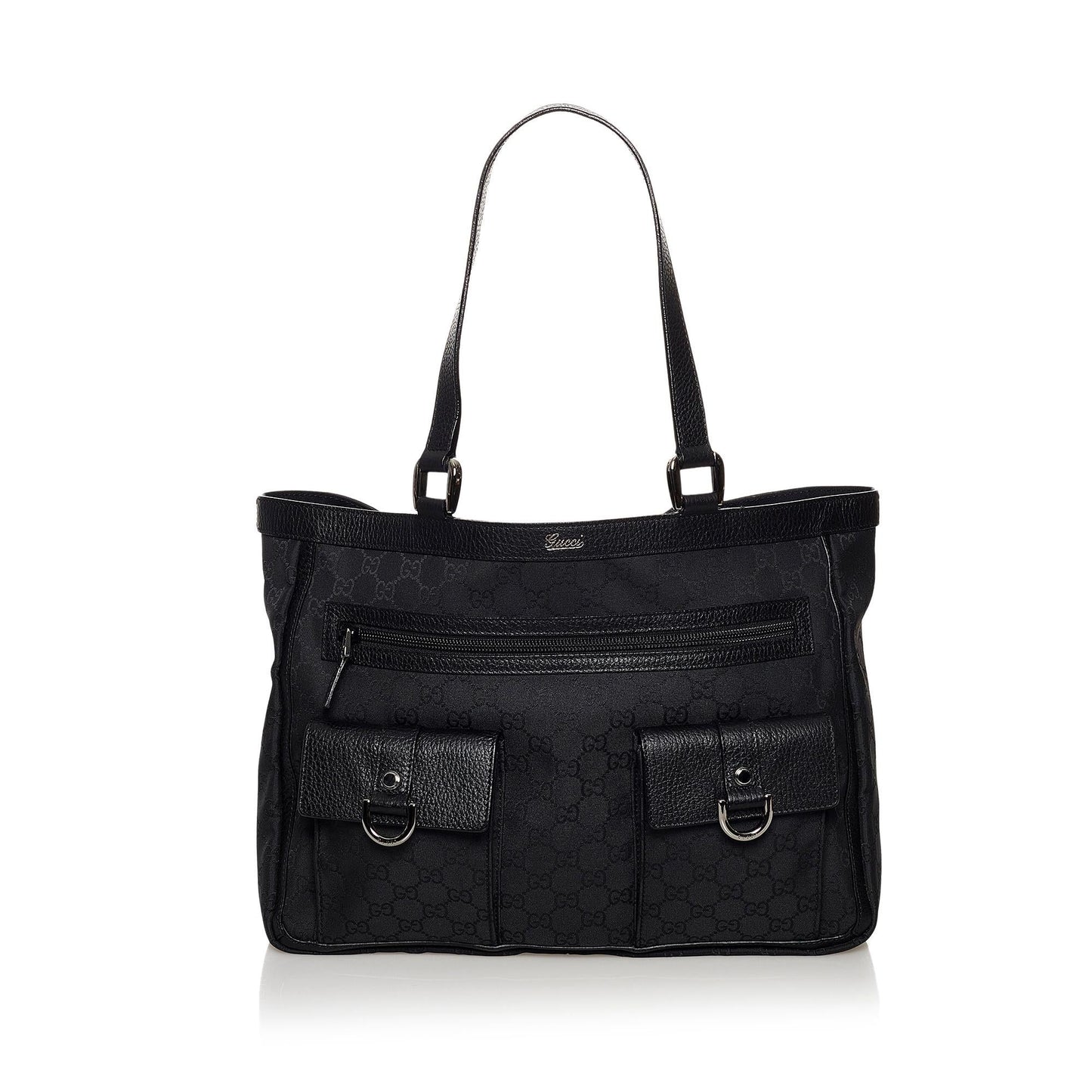 Gucci GG Canvas Abbey D Ring Tote Bag (SHG-30858)