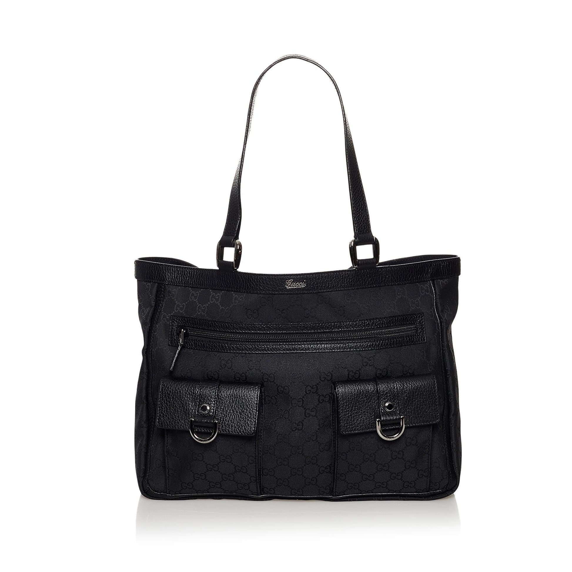 Gucci GG Canvas Abbey D Ring Tote Bag (SHG-30858)