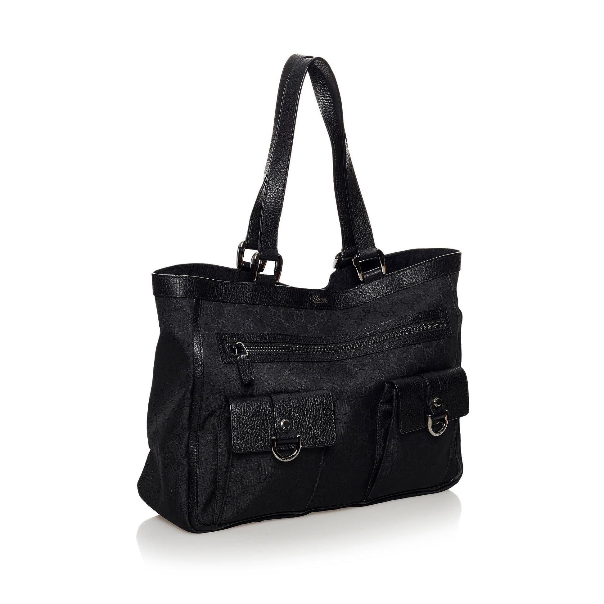 Gucci GG Canvas Abbey D Ring Tote Bag (SHG-30858)