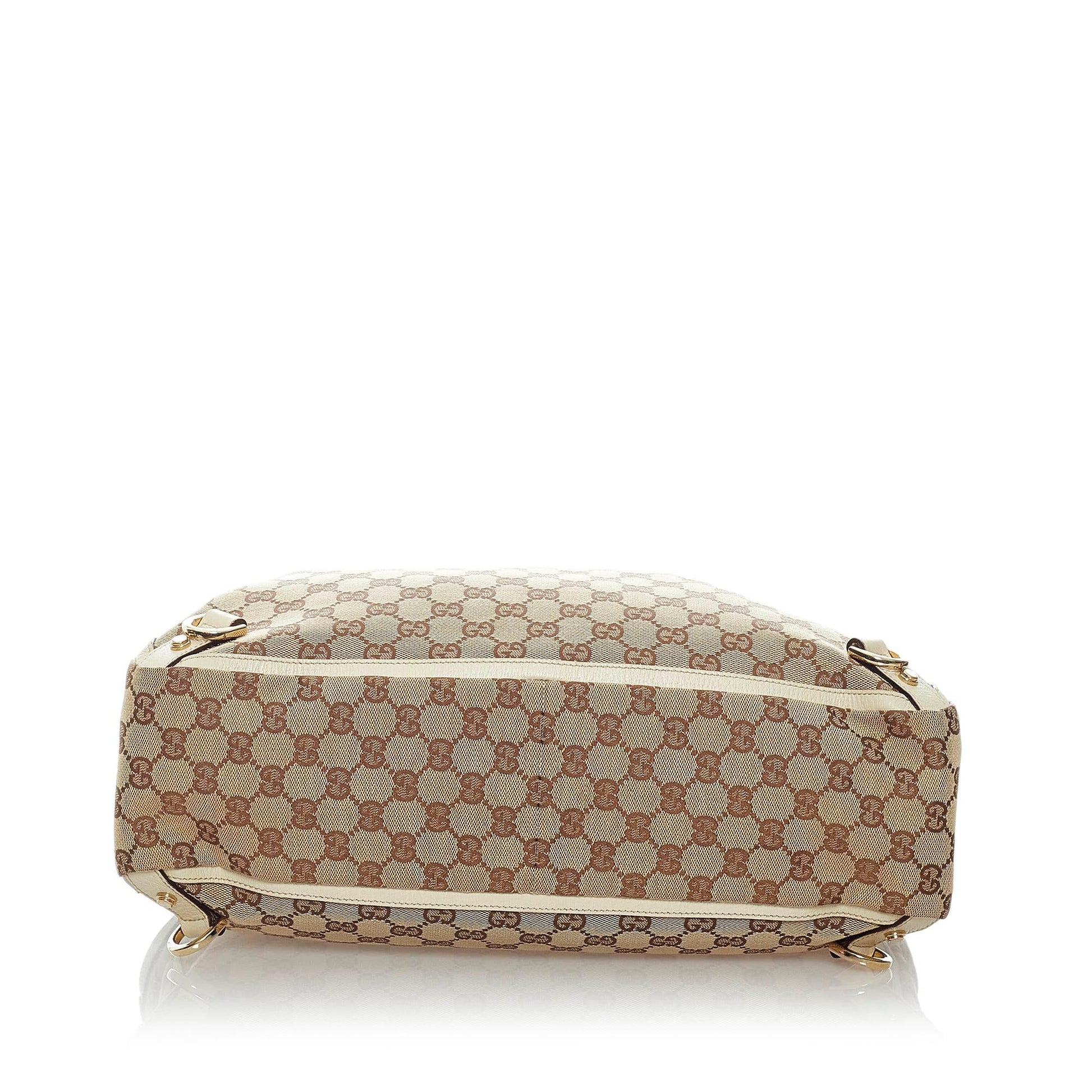 Gucci GG Canvas Abbey D- Ring Tote Bag (SHG-32548)