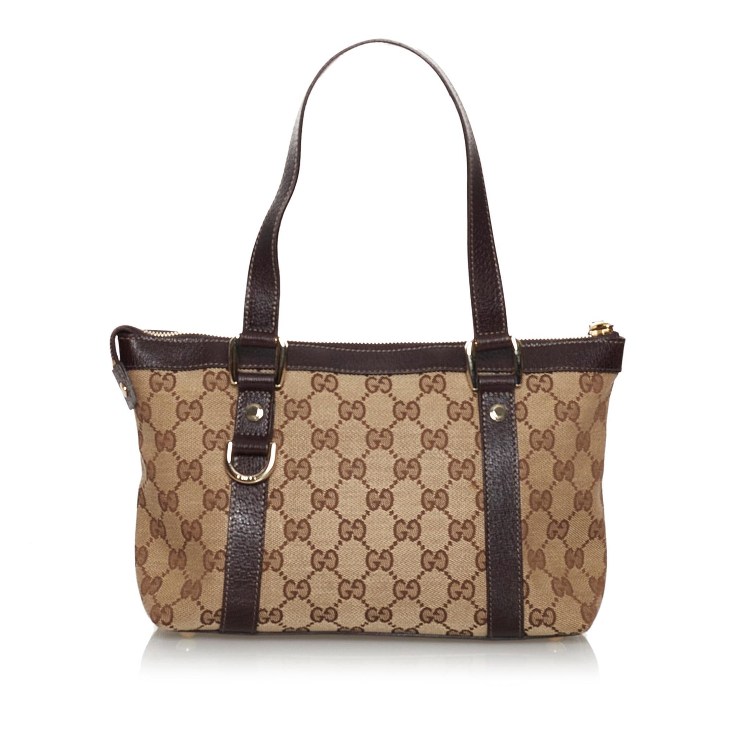Gucci GG Abbey SHG Canvas Brown Satchel Bag