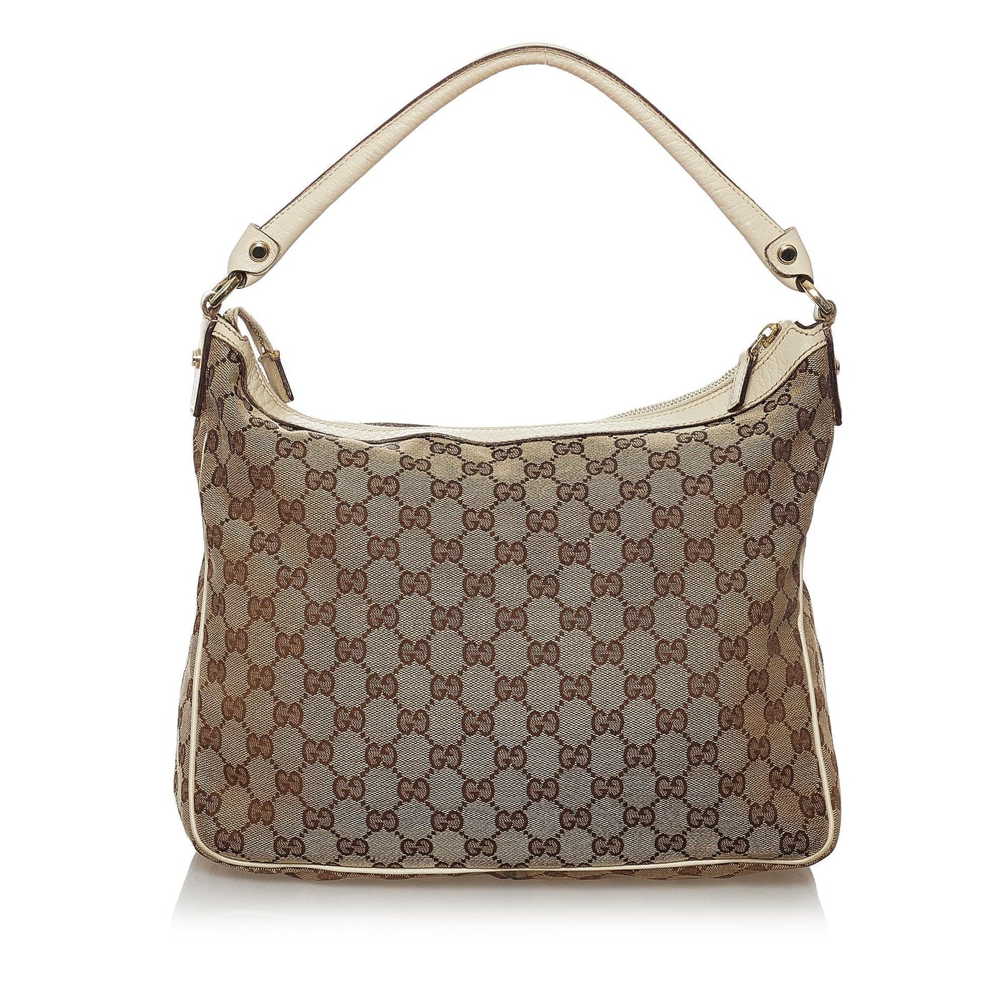 Gucci GG Abbey SHG Canvas White Brown Shoulder Bag 3