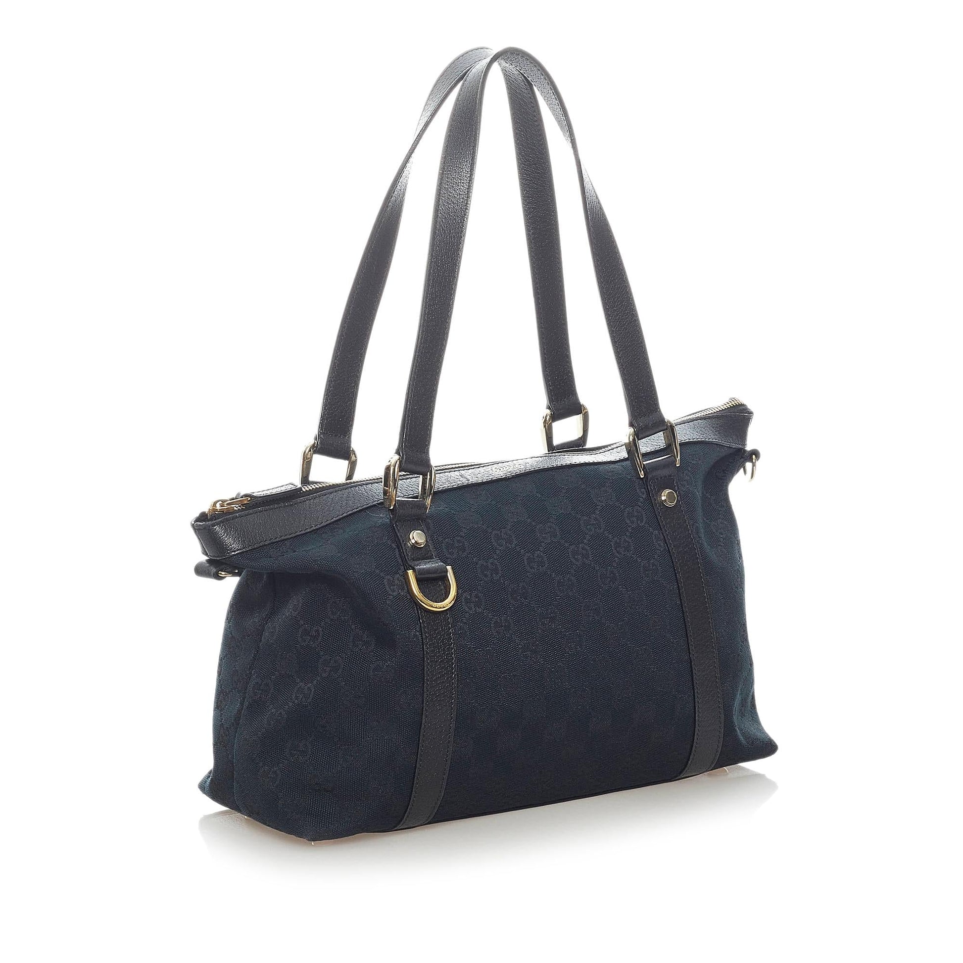Gucci GG Abbey SHG Canvas Black Shoulder Bag Bag Shg