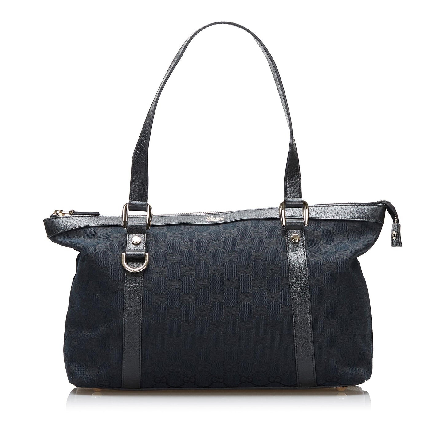 Gucci GG Abbey SHG-fK7hlv Canvas Calf Black Shoulder Bag