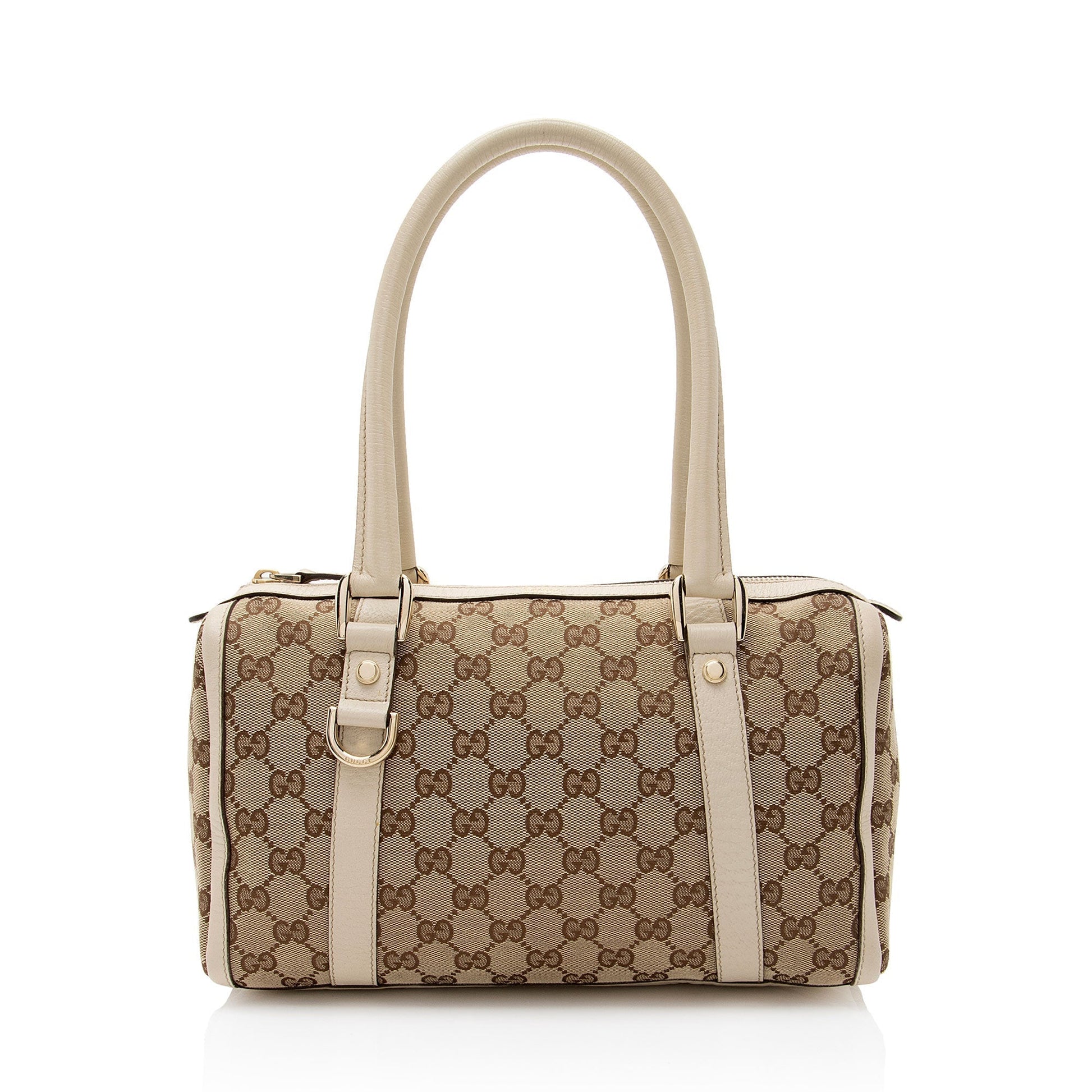 Gucci Abbey Boston Bag Shf 9Sy7 Canvas Small Travel Bag