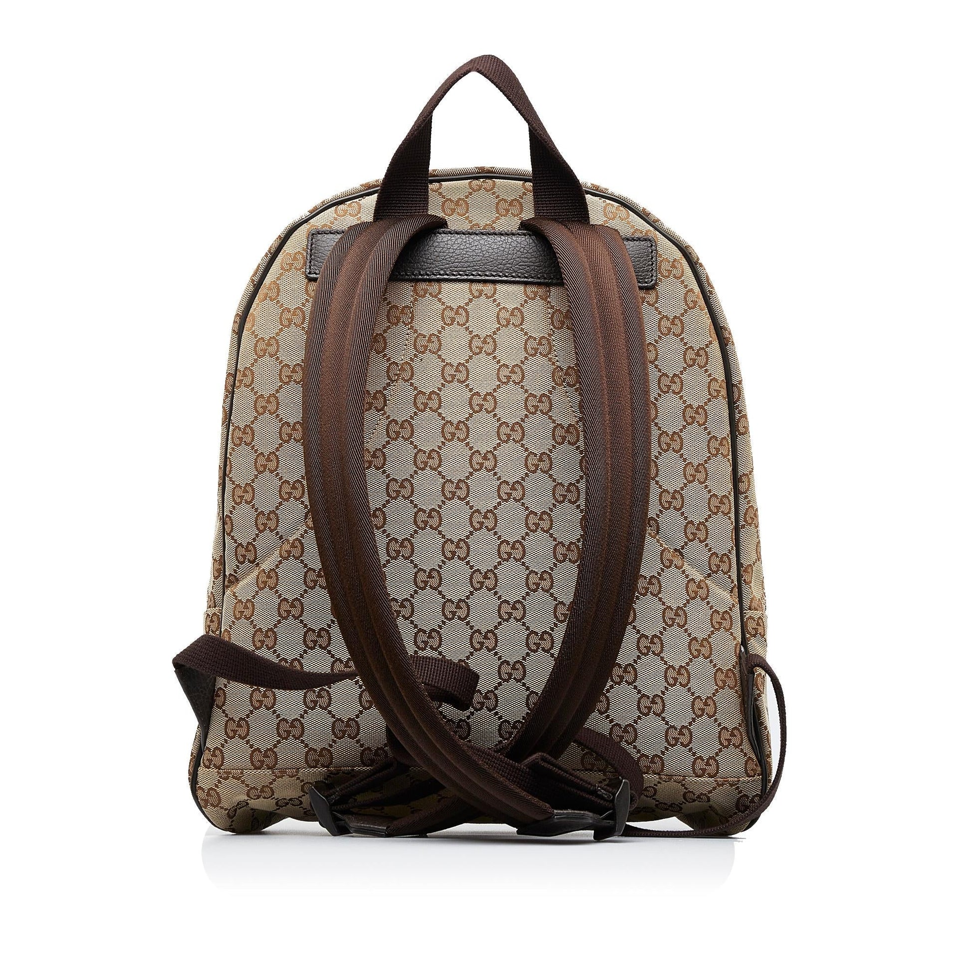 Gucci GG Backpack SHG-sPLDgY Canvas Brown