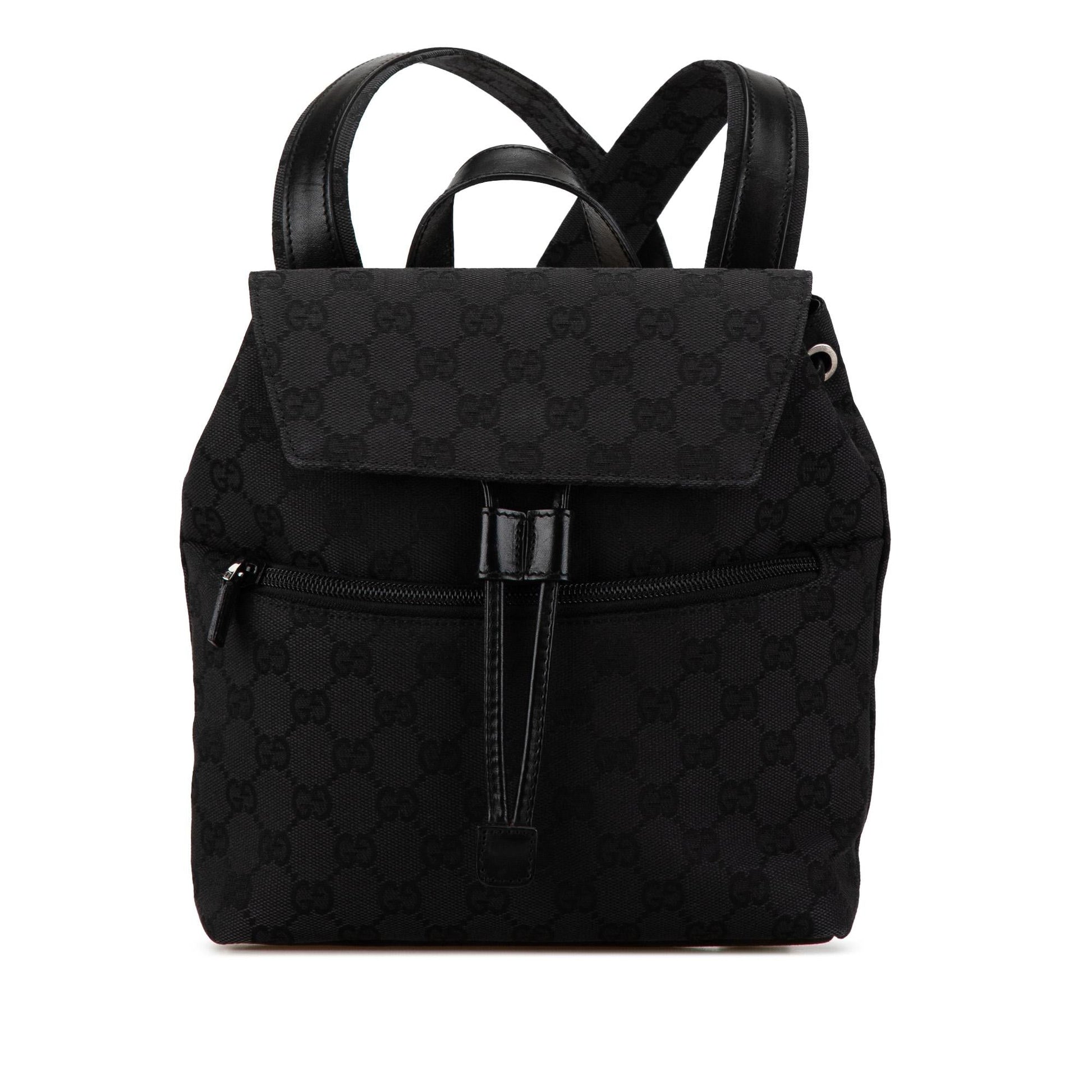 Gucci GG Backpack SHG-cQCPHZ Canvas Black